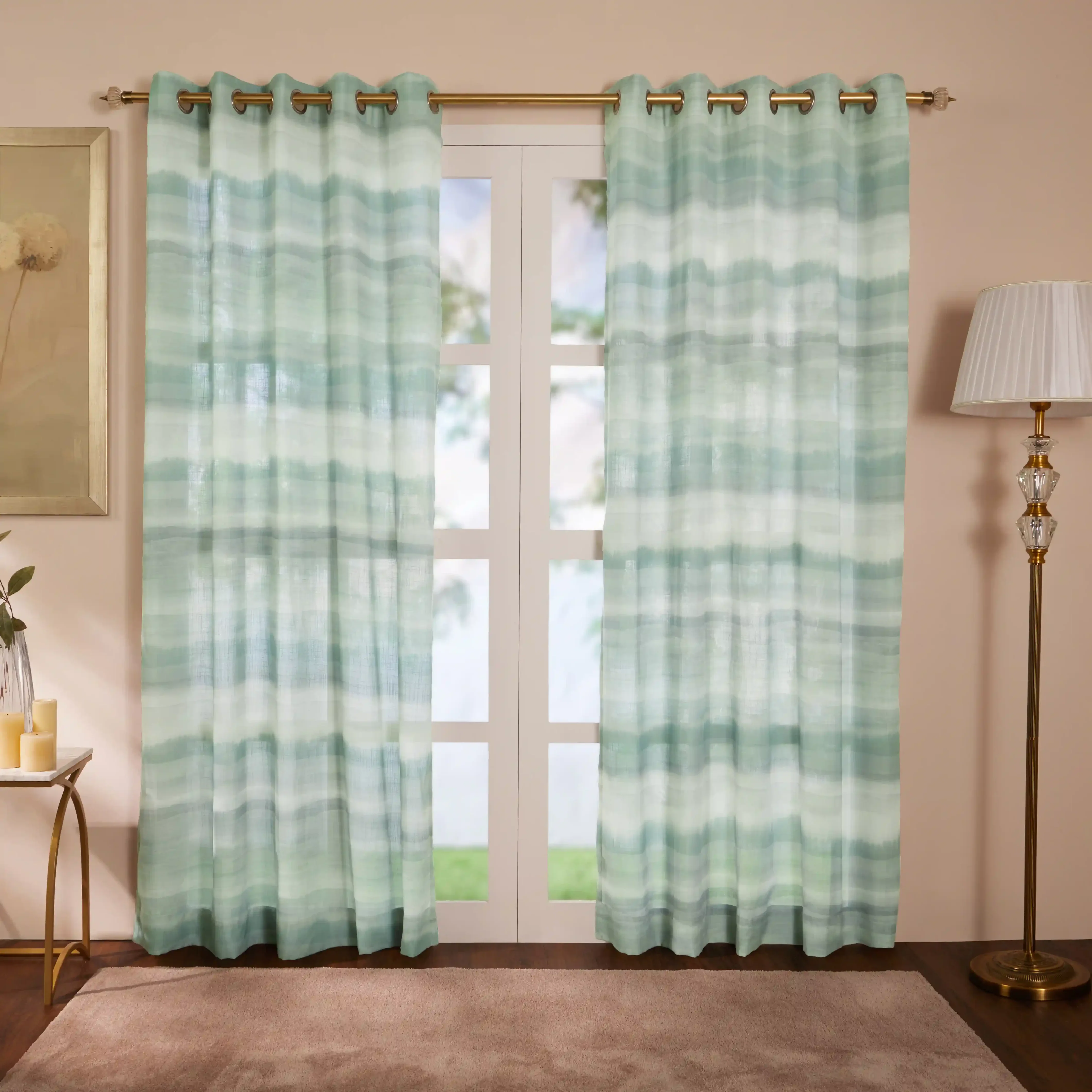 Meriga Set Of 2 Sheer Readymade Curtains |
Ethereal Waves - Image 13