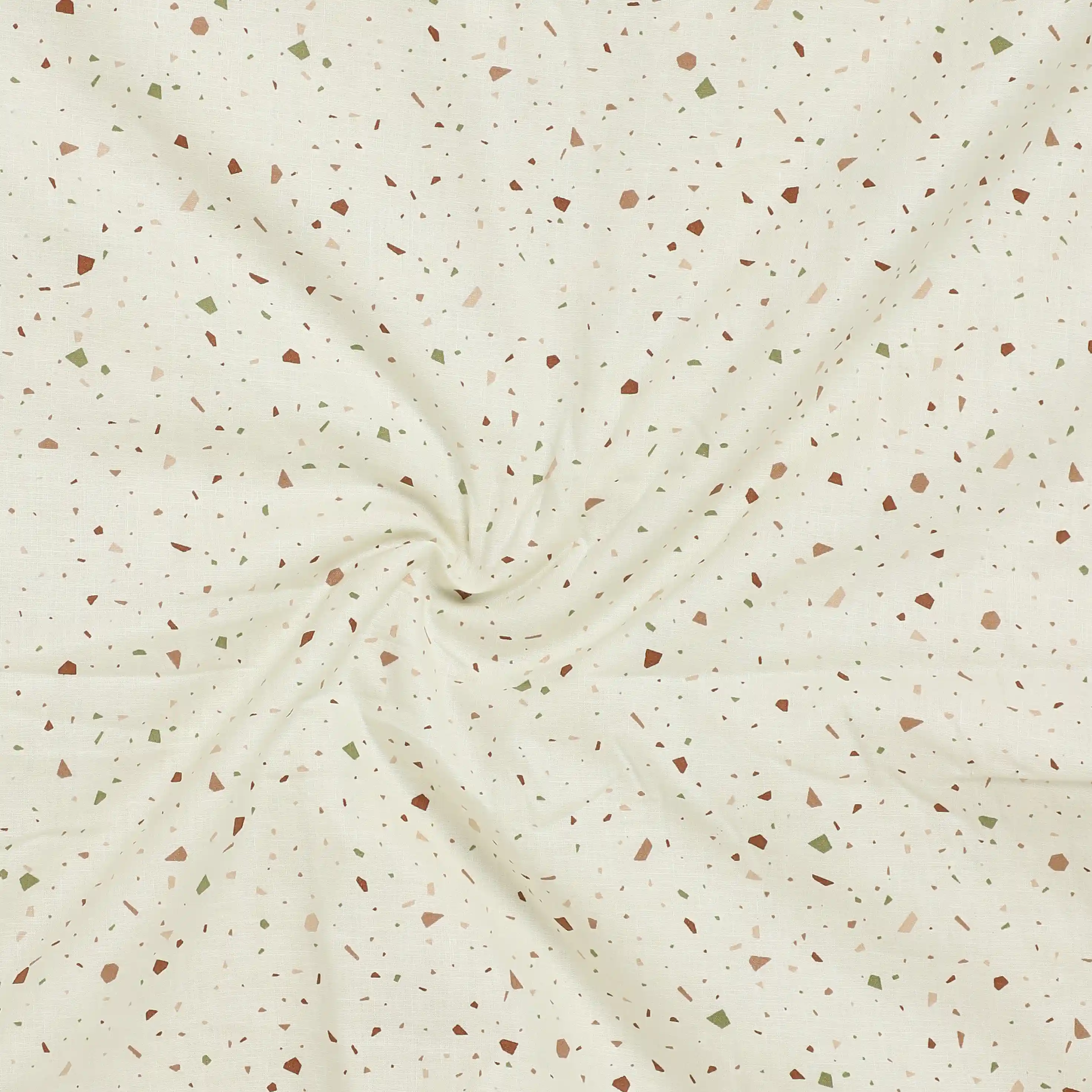 Mishella | Mix & Match Printed Reversible Dohar with Super Soft Flannel Layering - Cream - Image 10