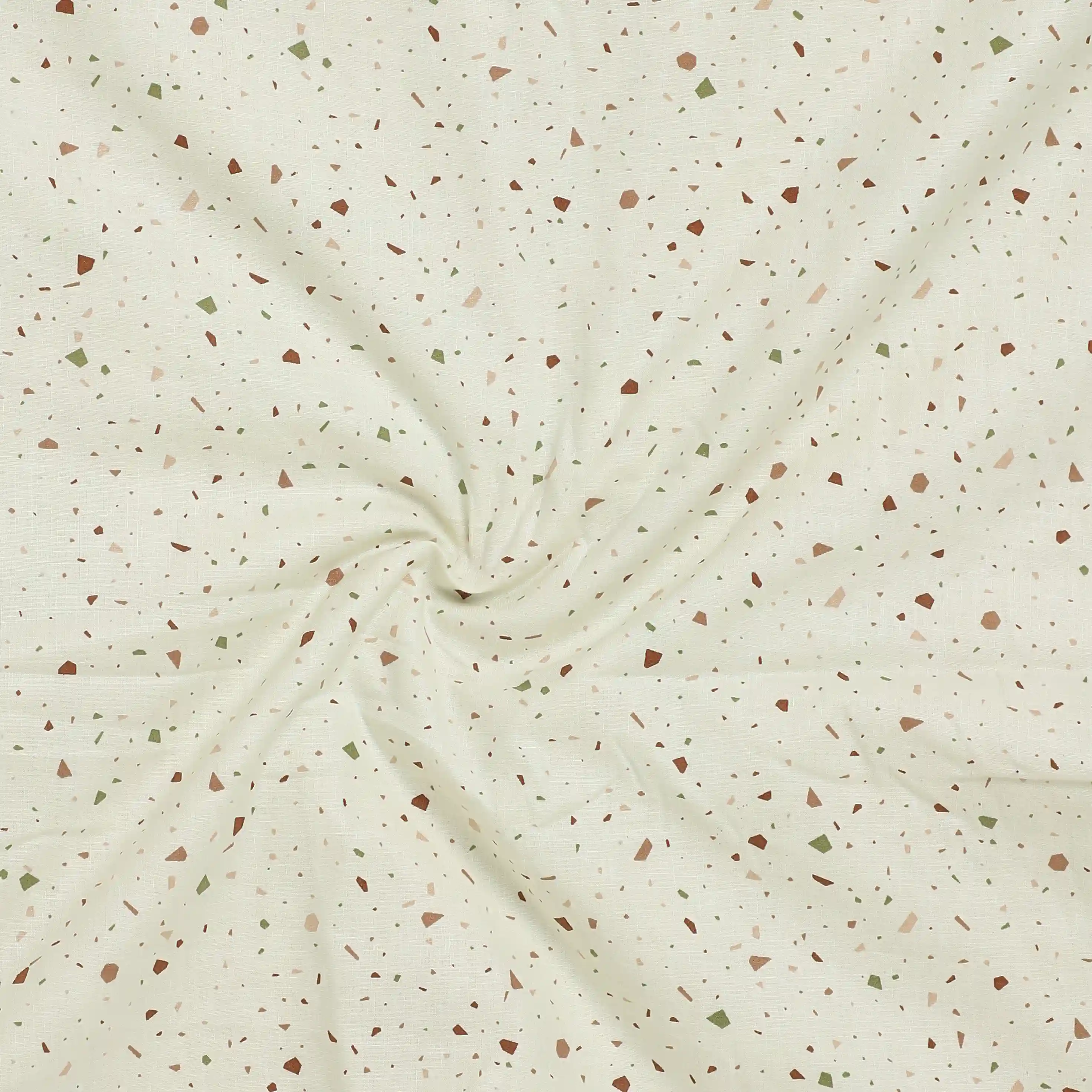 Mishella | Mix & Match Printed Reversible Dohar with Super Soft Flannel Layering - Cream - Image 5