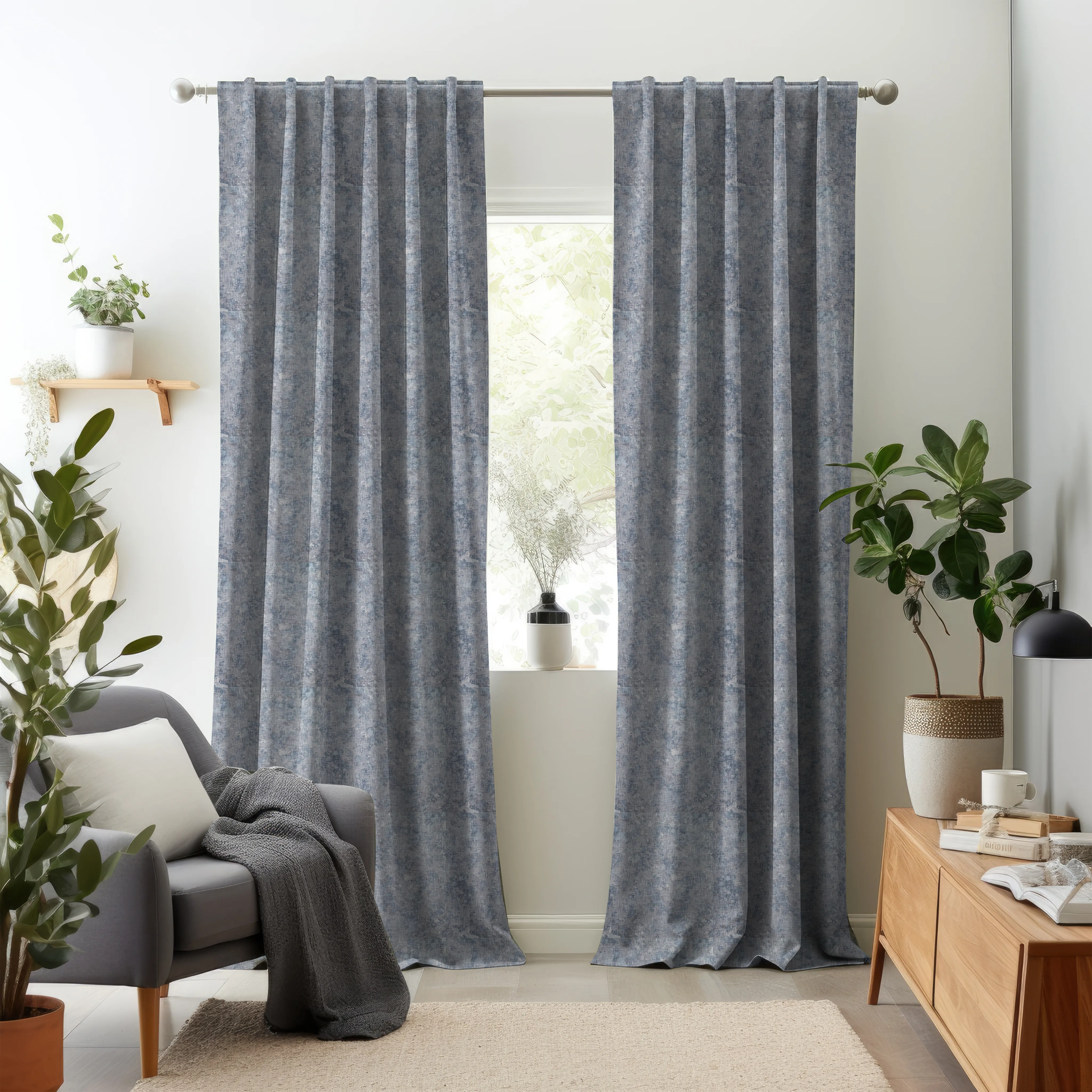 Nomad's Diary Edition 3 - Creek | Made to Order Sheer Curtains