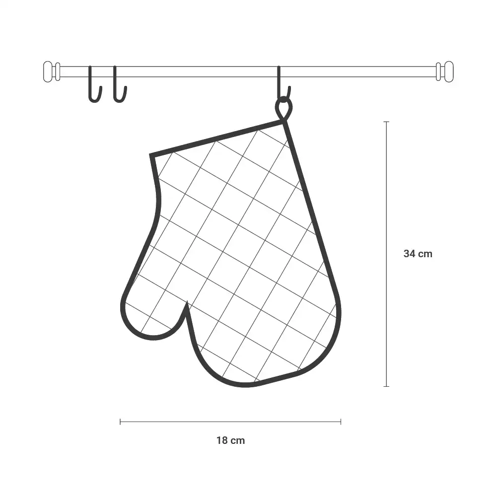 Nonna's Home | Tuscan Inspired Easy to Maintain Quilted Oven Mitts | Designed for Protection | Set of 2 - Image 22