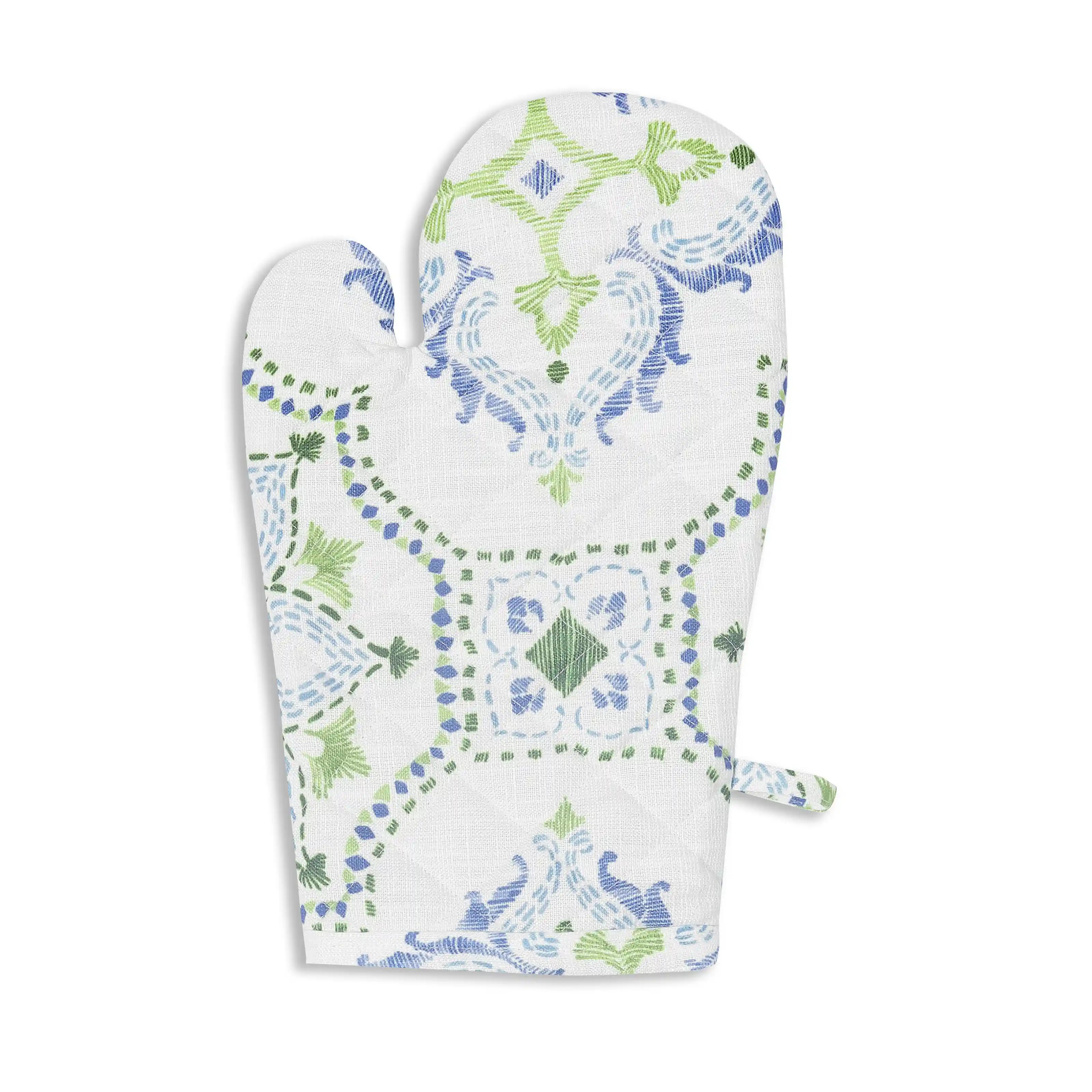 Nonna's Home | Tuscan Inspired Easy to Maintain Quilted Oven Mitts | Designed for Protection | Set of 2 - Image 5