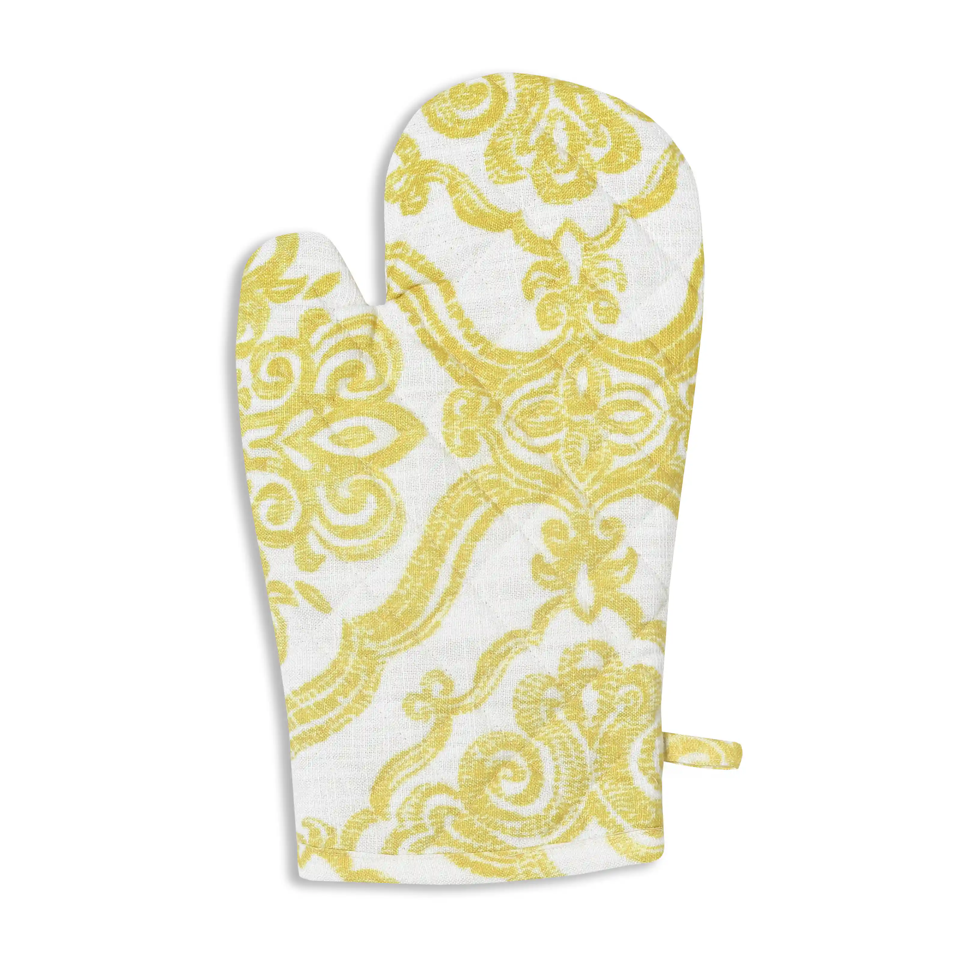 Nonna's Home | Tuscan Inspired Easy to Maintain Quilted Oven Mitts | Designed for Protection | Set of 2 - Image 8