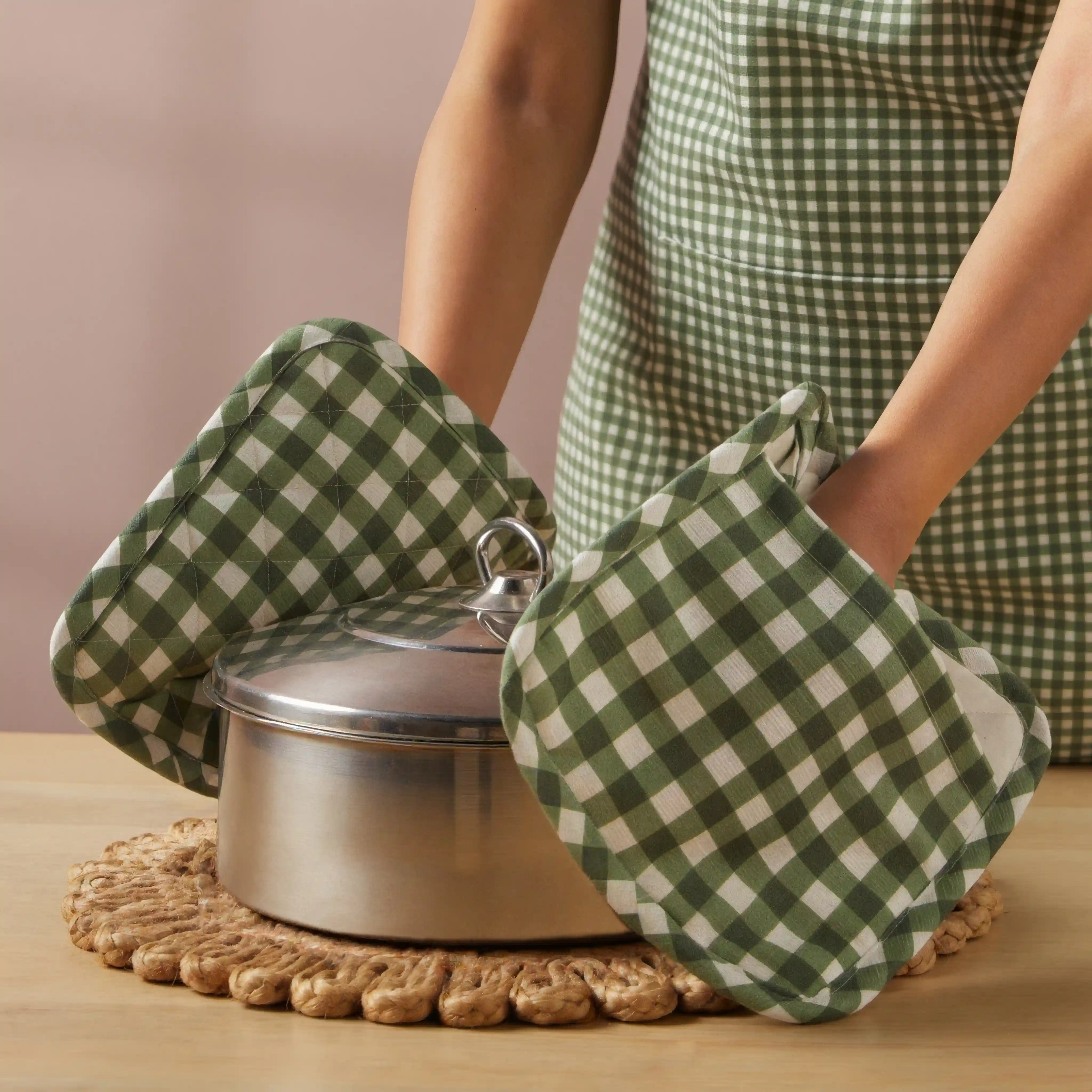 Nonna's Home | Tuscan Inspired Easy to Maintain Quilted Pot Holders | Designed for Protection | Set of 2 - Image 16