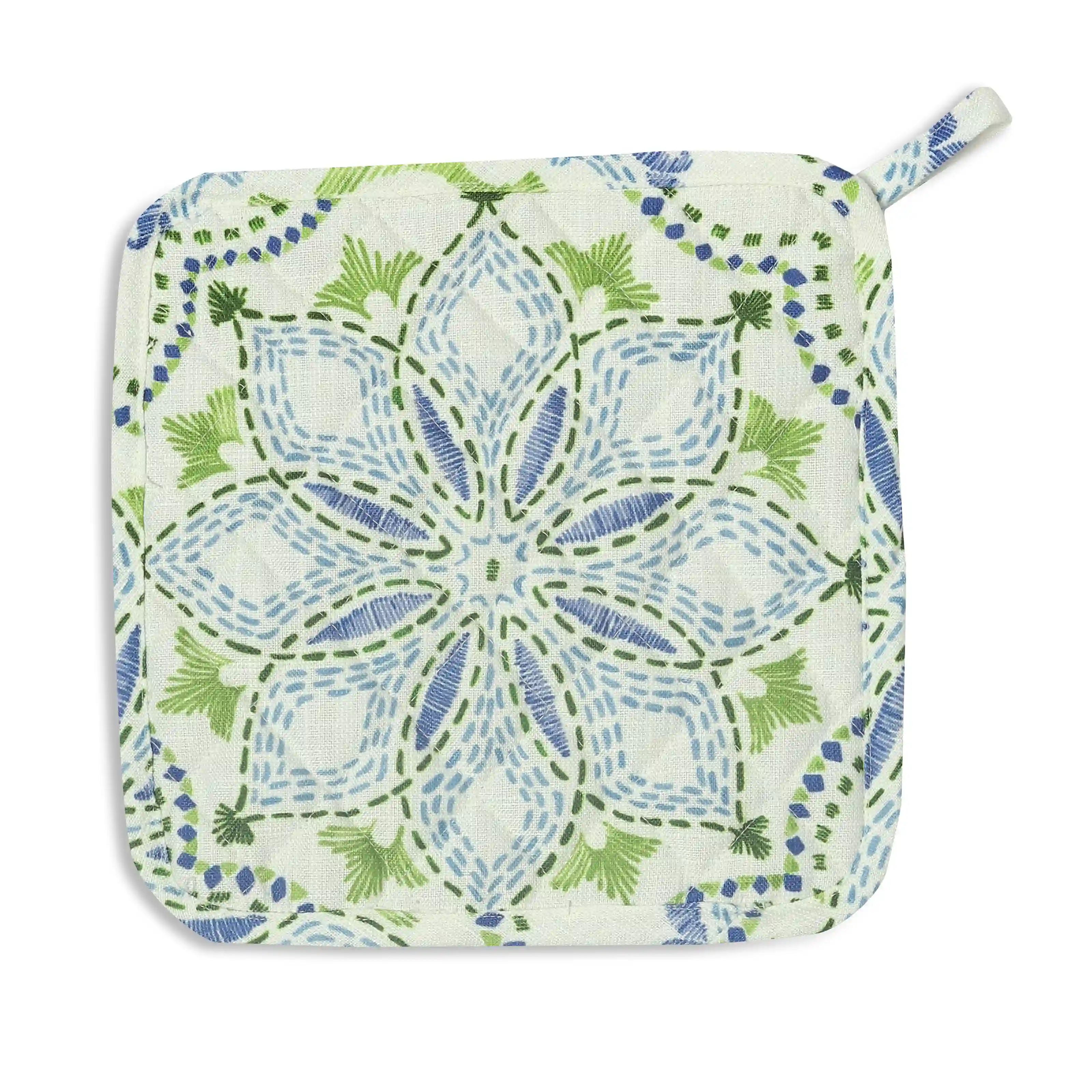 Nonna's Home | Tuscan Inspired Easy to Maintain Quilted Pot Holders | Designed for Protection | Set of 2 - Image 5