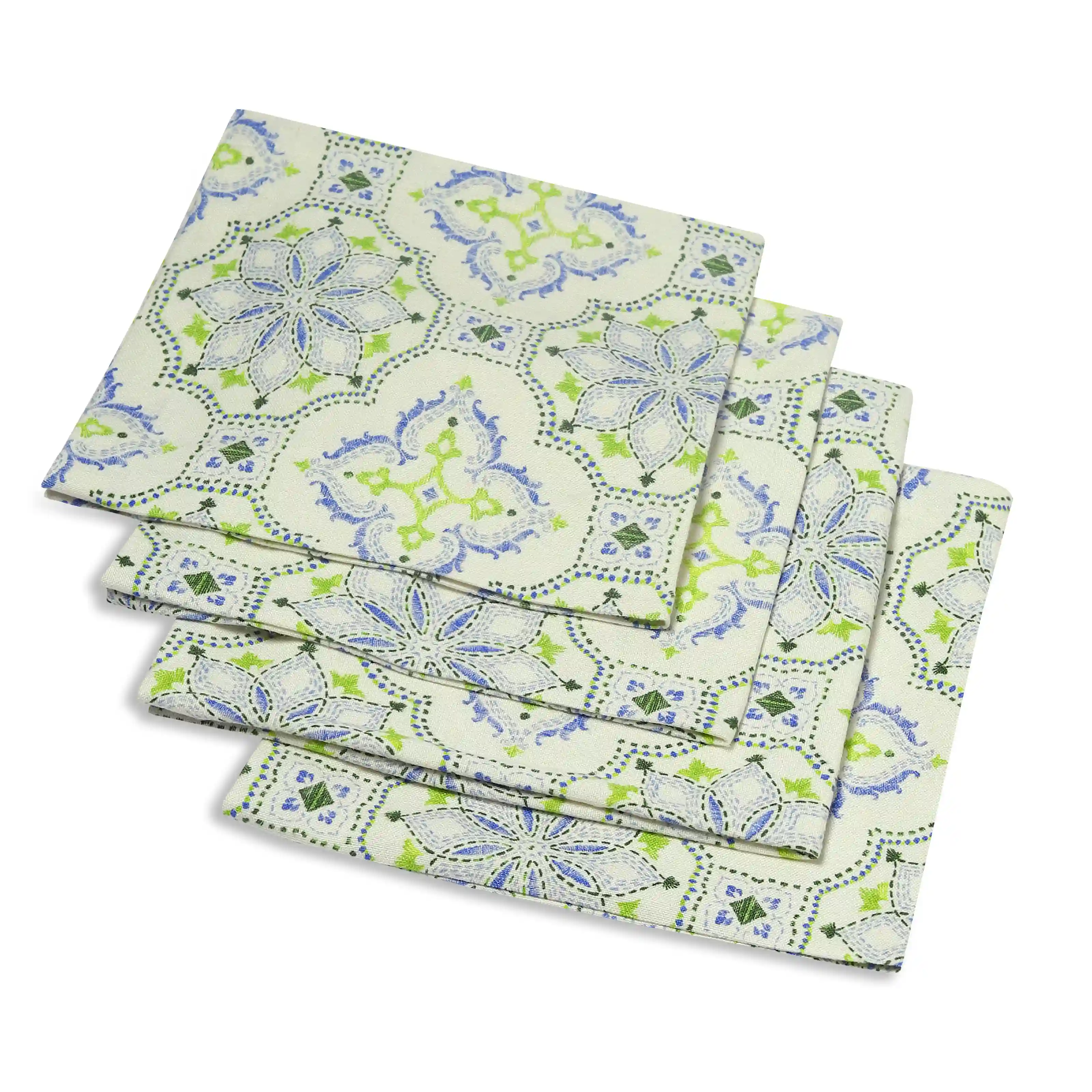 Nonna's Home | Tuscan Inspired Printed Soft & Absorbent Cotton Table Napkins | Set of 4 & 6 - Image 11