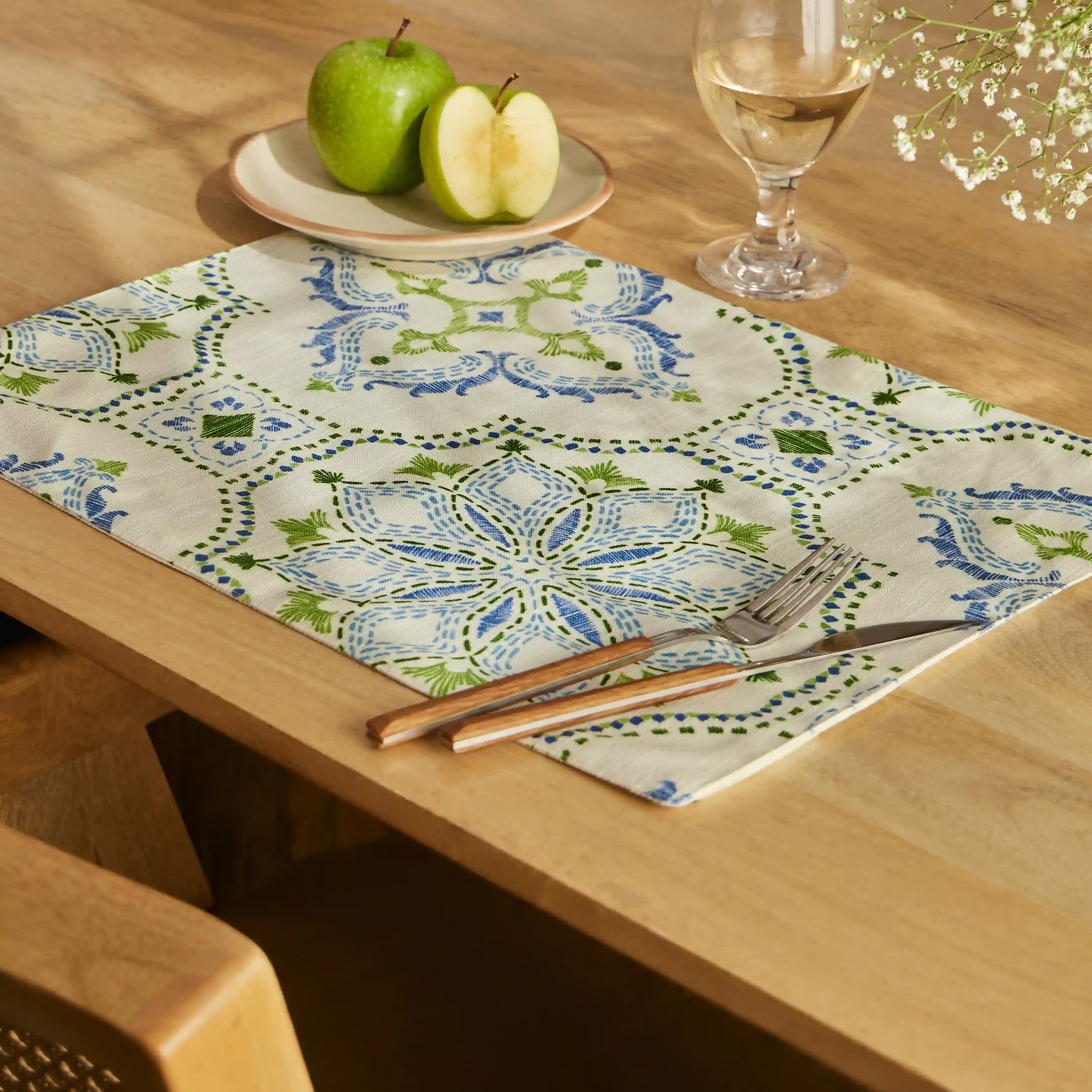 Nonna's Home | Tuscan Inspired Easy to Maintain Table Mat | Set of 4 & 6 - Image 9