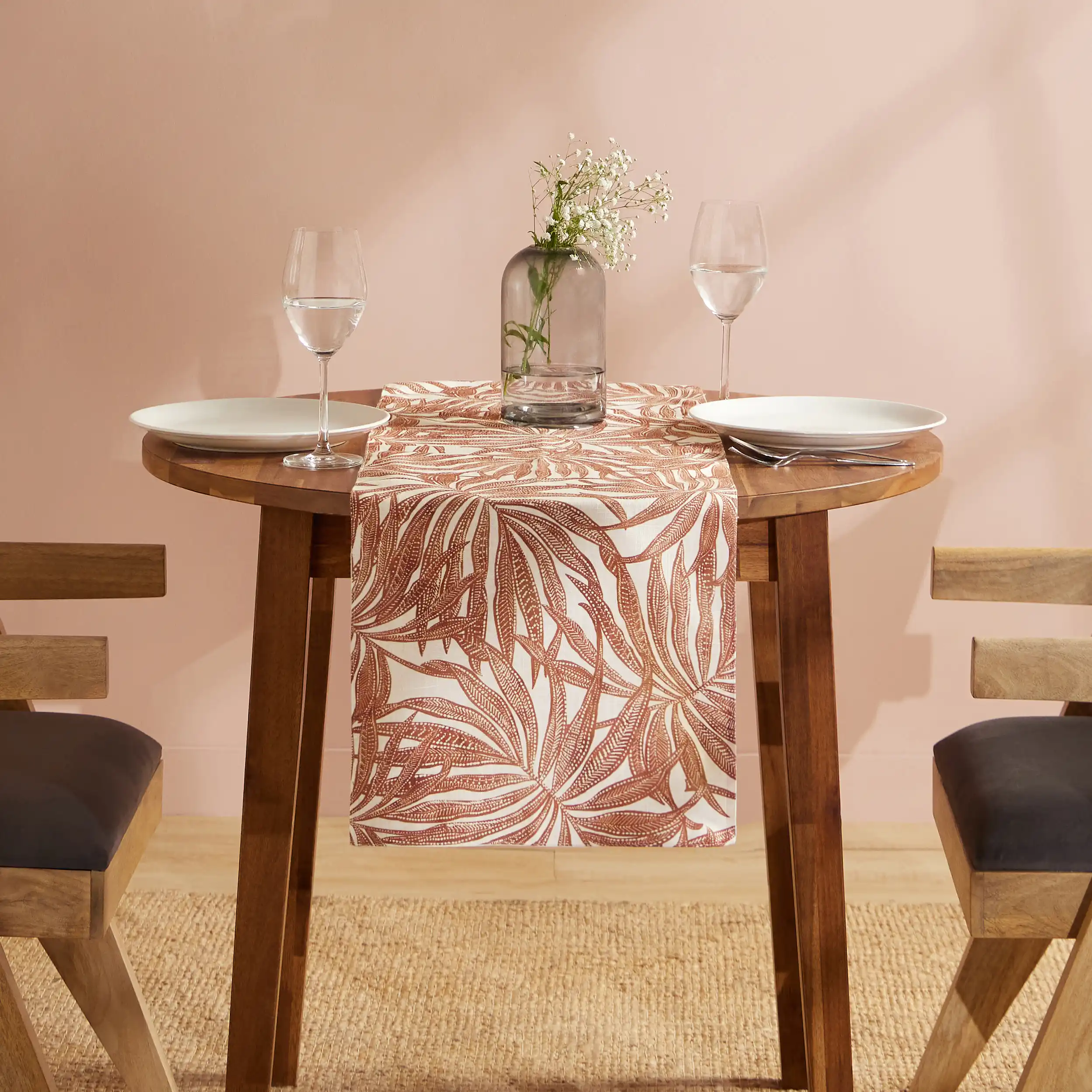 Nonna's Home | Tuscan Inspired Easy to Maintain Table Runner | Enhanced Stability with Poly Micro Backing - Image 13