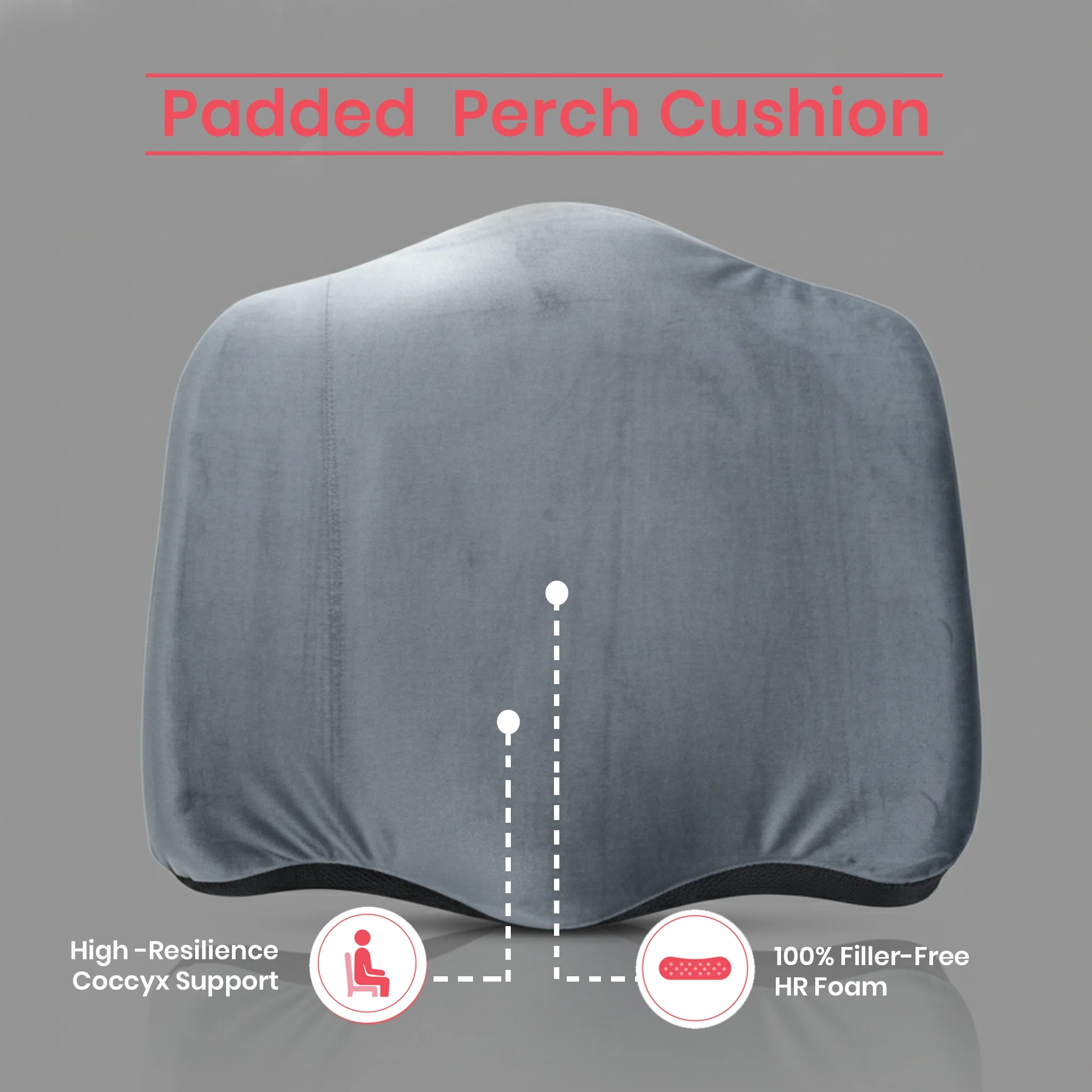 Padded Perch | Coccyx Relief & Tailbone Support Cushion - Image 5