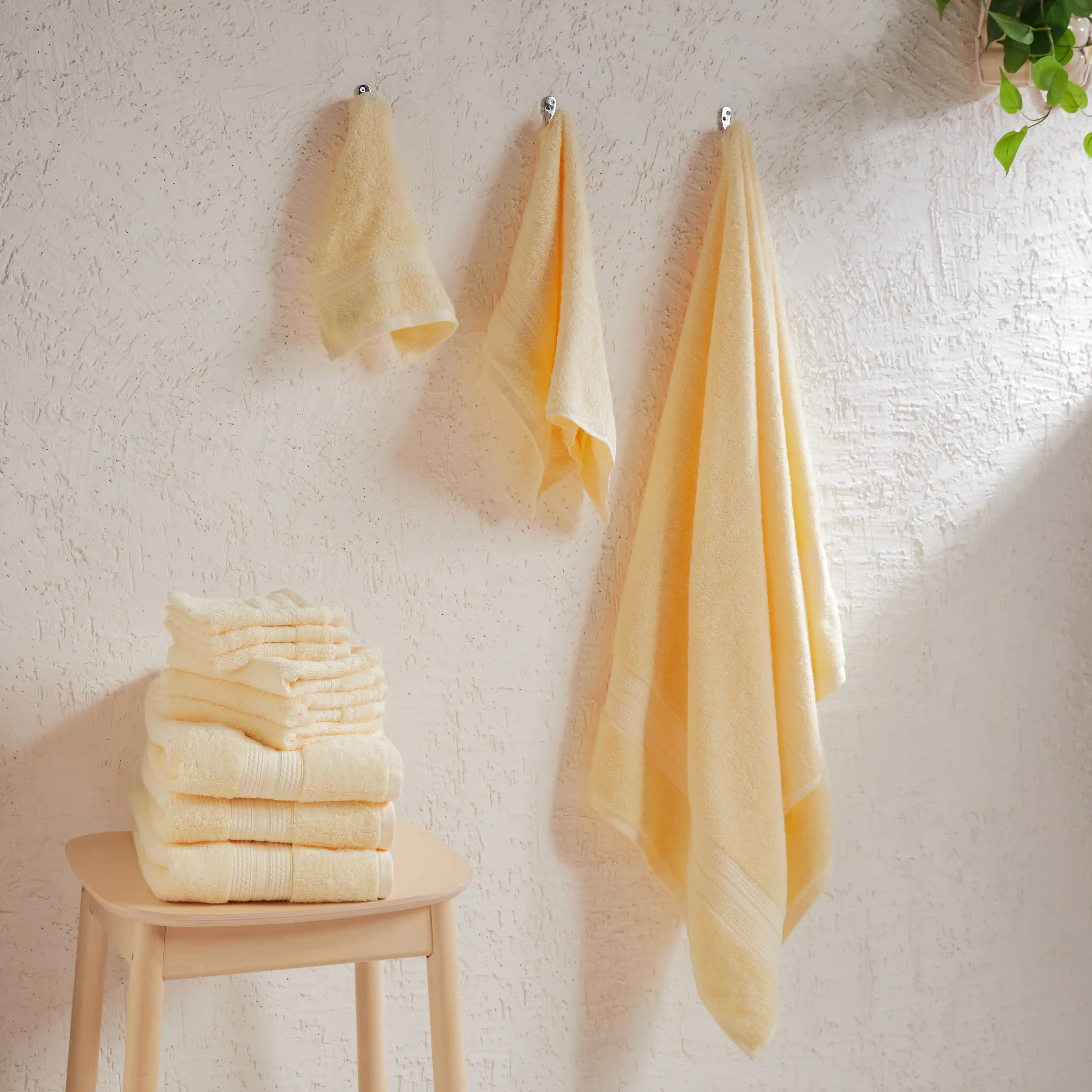 Paleto | Everyday Essentials Absorbent Ring Spun Cotton 12 Piece Terry Towel Set | Set of Bath, Hand & Face Towels - Image 8