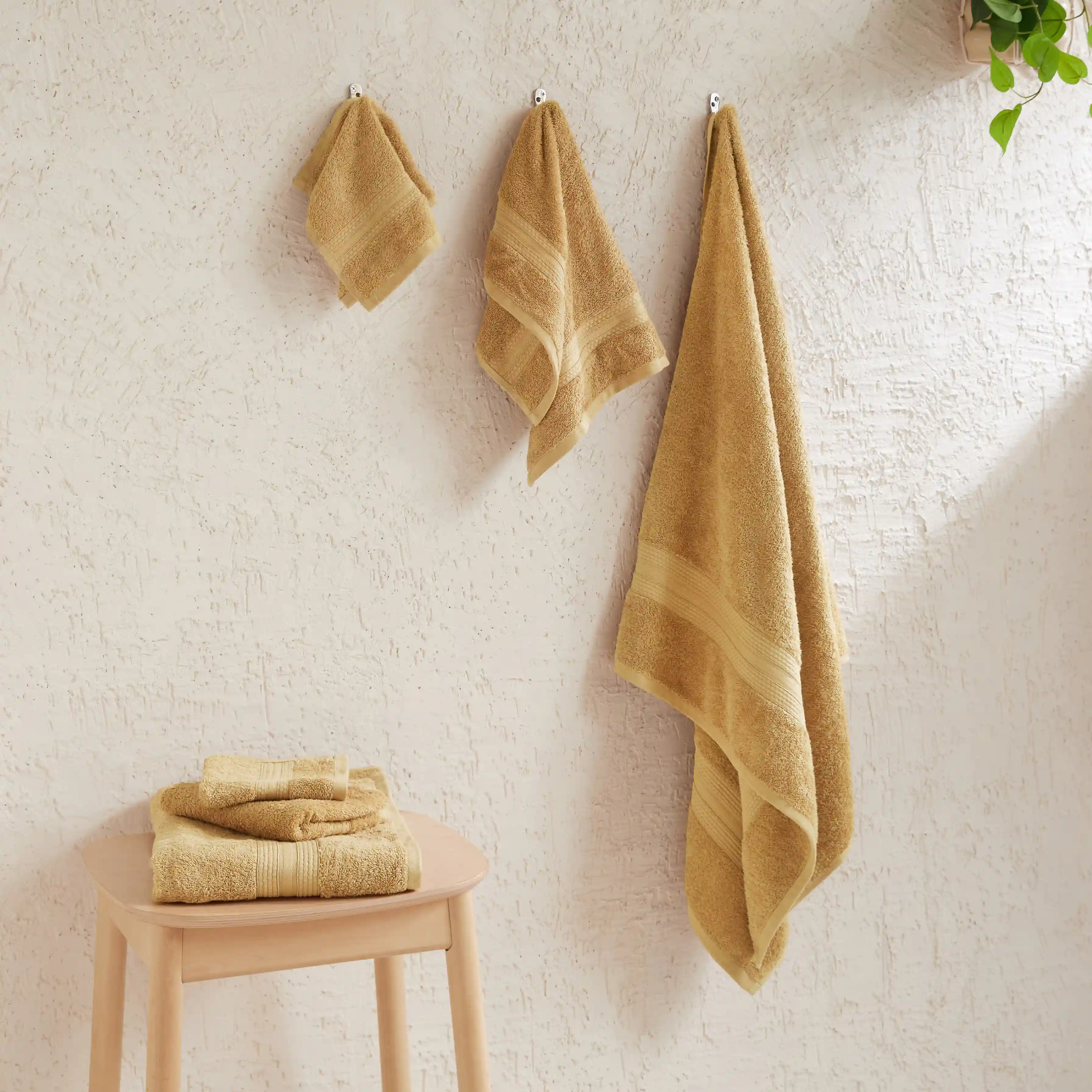 Paleto | Everyday Essentials Absorbent Ring Spun Cotton 6 Piece Terry Towel Set | Set of Bath, Hand & Face Towels - Image 22