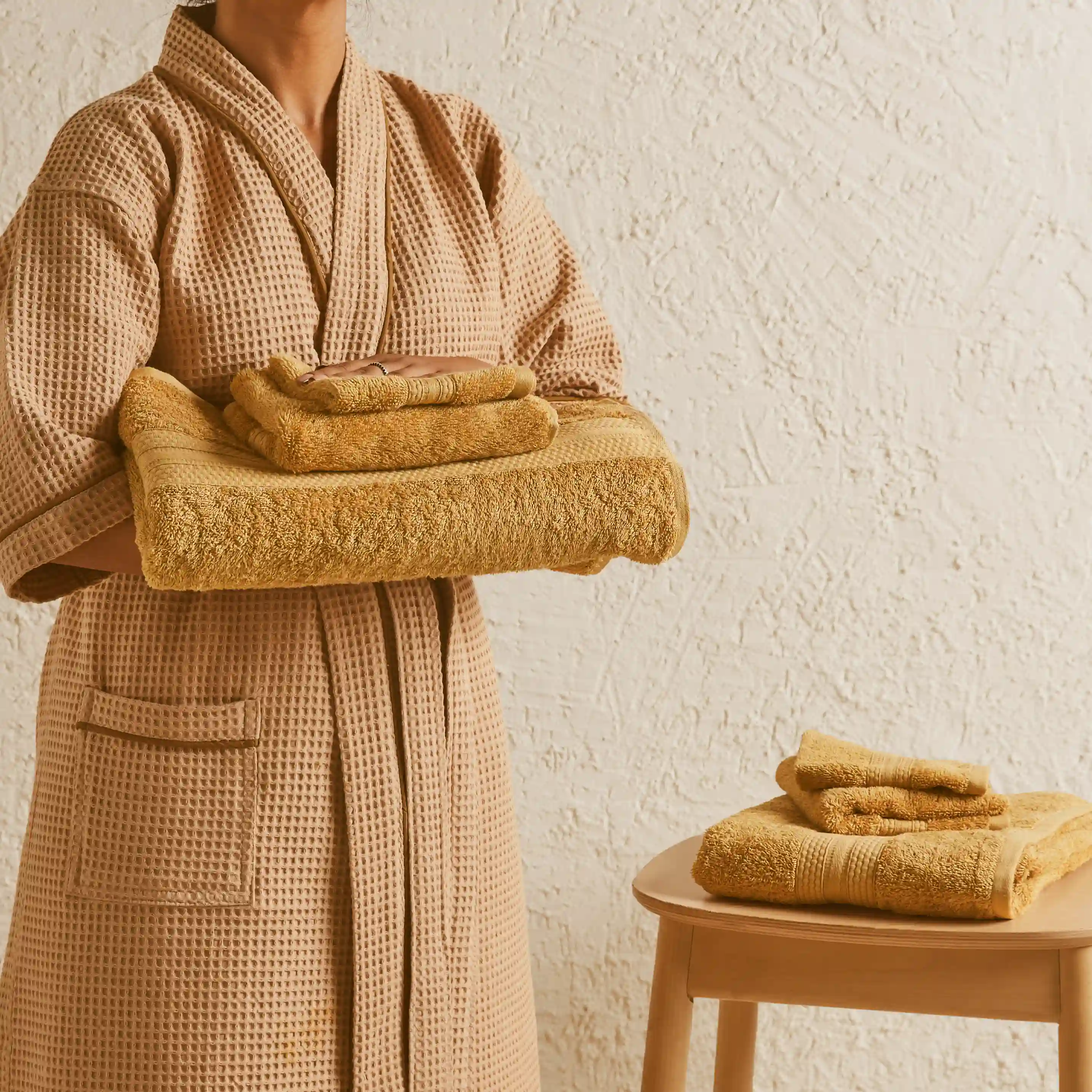 Paleto | Everyday Essentials Absorbent Ring Spun Cotton 6 Piece Terry Towel Set | Set of Bath, Hand & Face Towels - Image 23