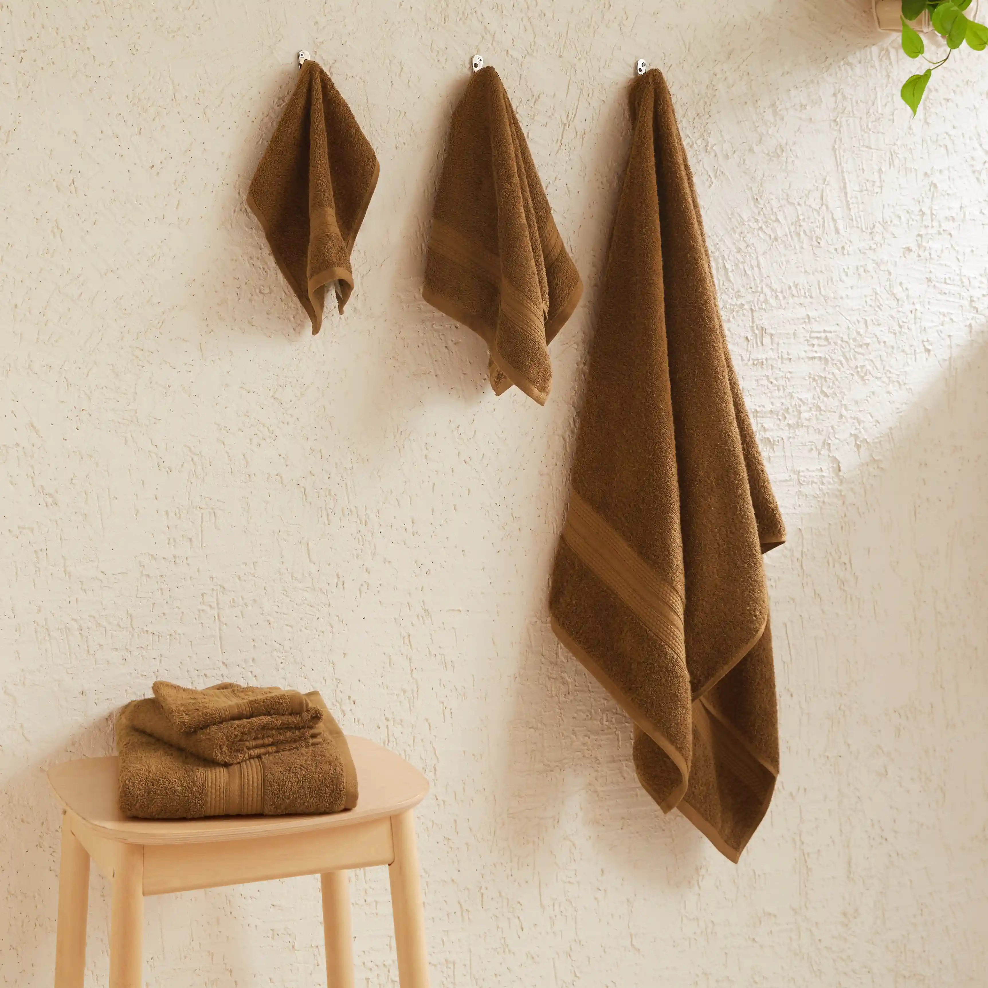 Paleto | Everyday Essentials Absorbent Ring Spun Cotton 6 Piece Terry Towel Set | Set of Bath, Hand & Face Towels - Image 36