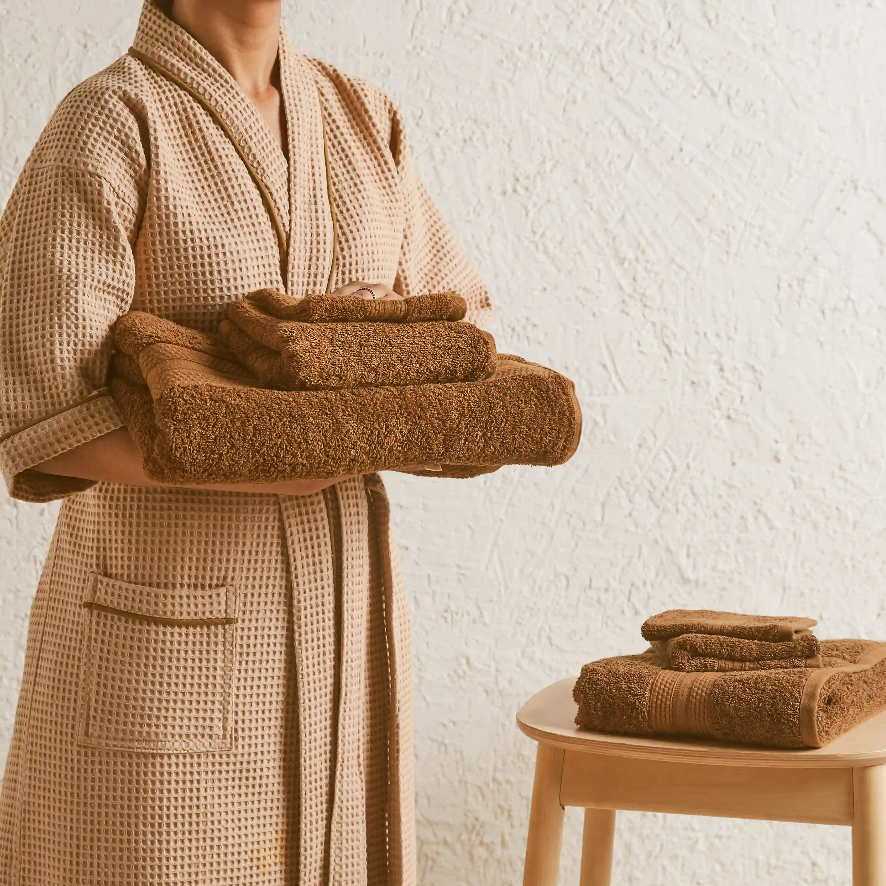 Paleto | Everyday Essentials Absorbent Ring Spun Cotton 6 Piece Terry Towel Set | Set of Bath, Hand & Face Towels - Image 37