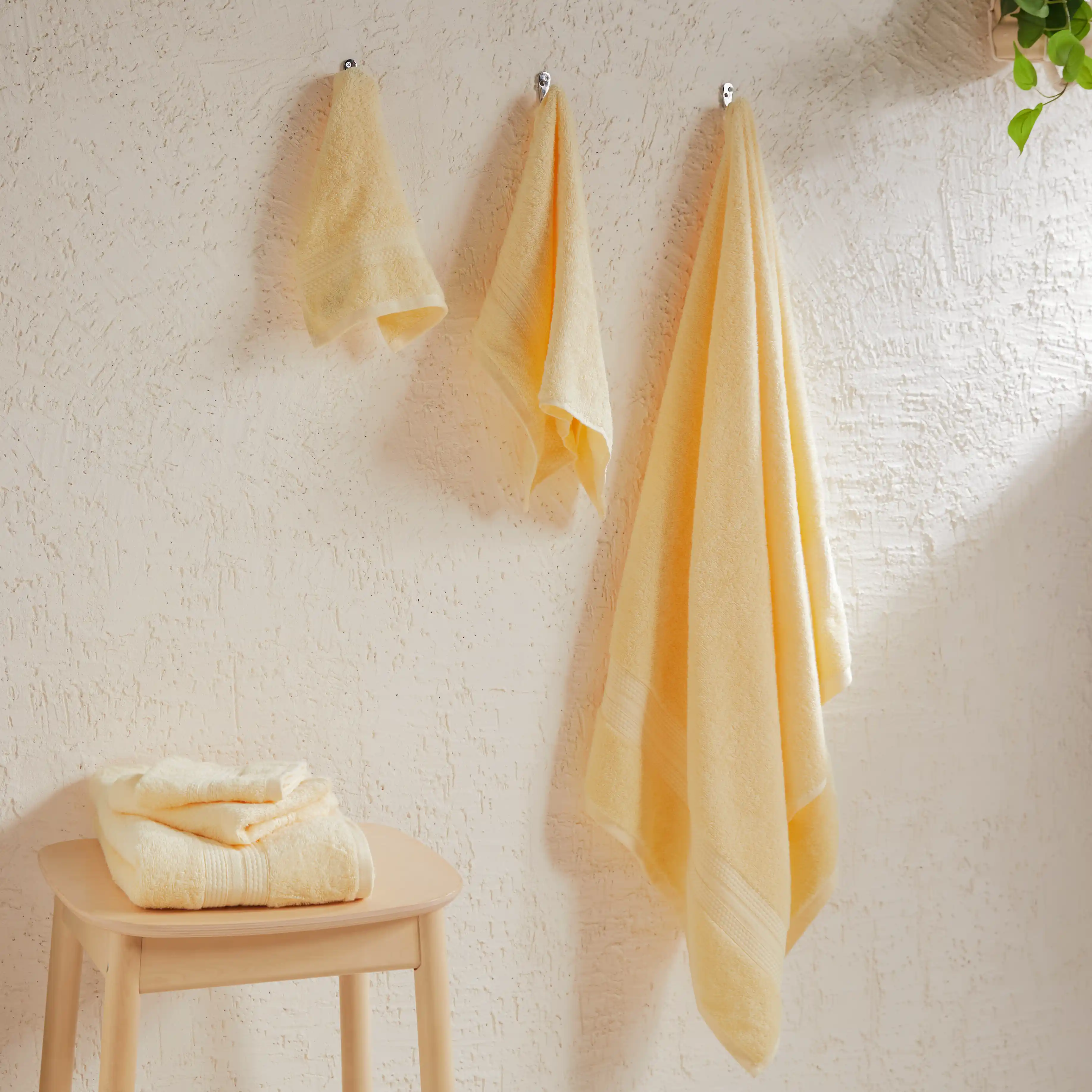 Paleto | Everyday Essentials Absorbent Ring Spun Cotton 6 Piece Terry Towel Set | Set of Bath, Hand & Face Towels - Image 8