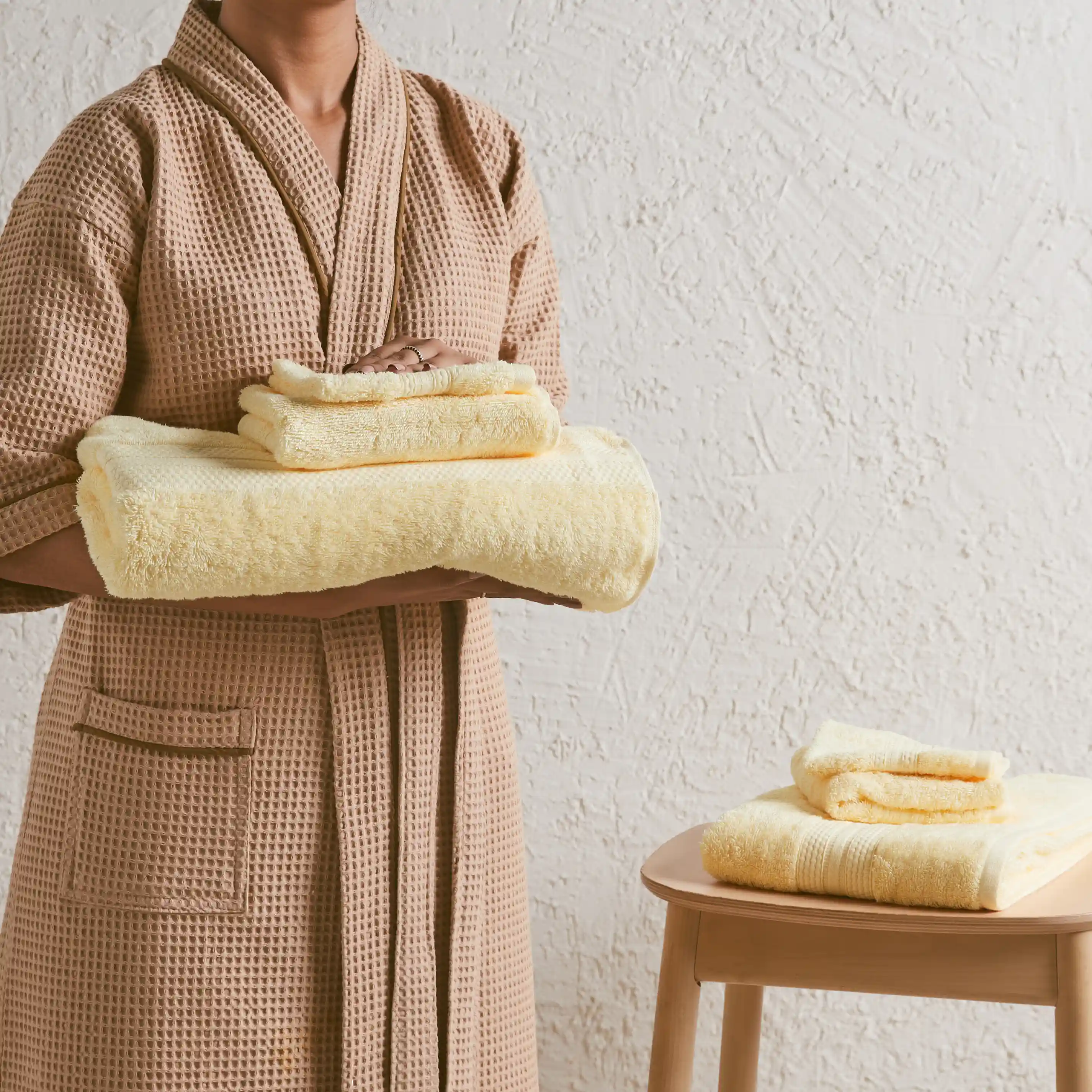 Paleto | Everyday Essentials Absorbent Ring Spun Cotton 6 Piece Terry Towel Set | Set of Bath, Hand & Face Towels - Image 9