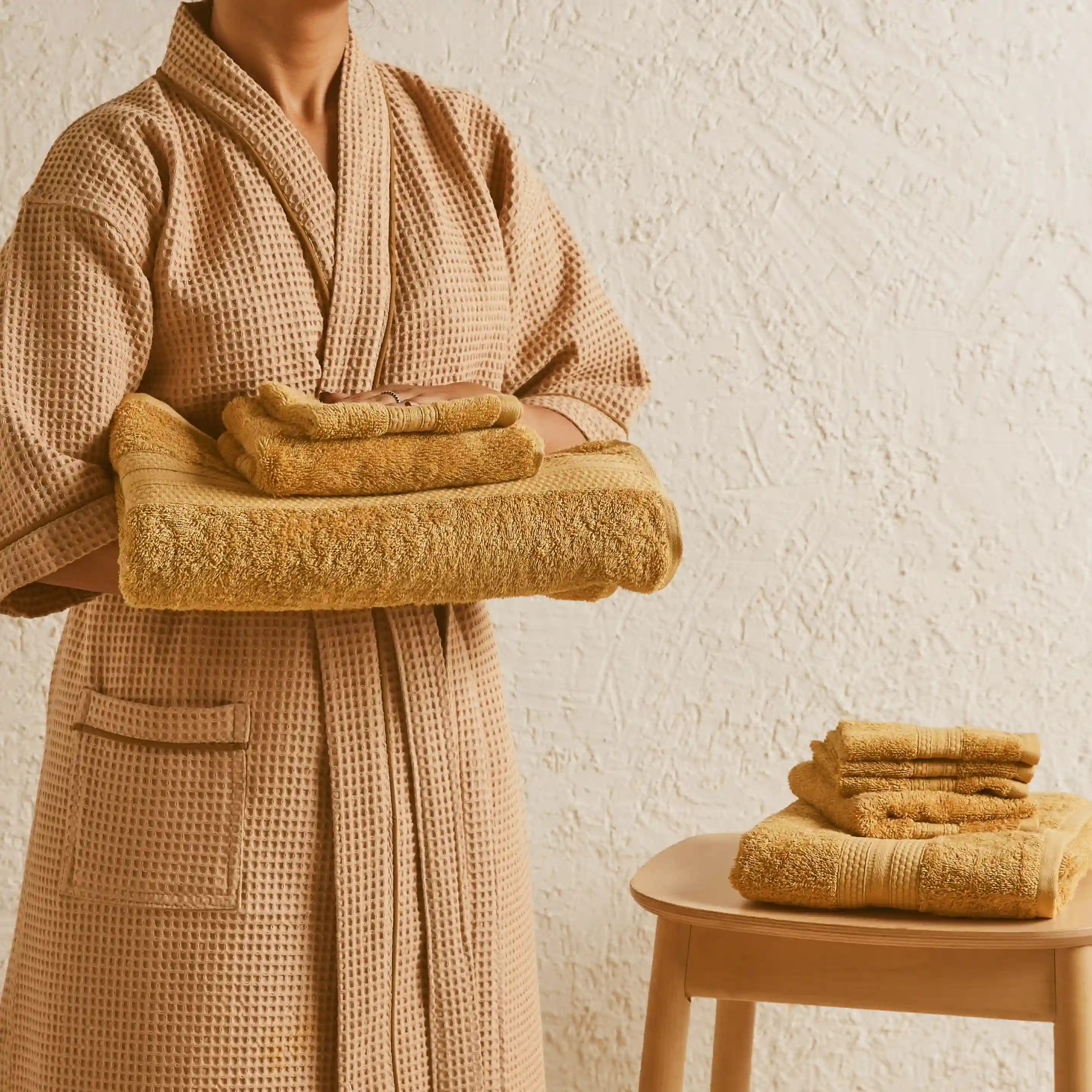 Paleto | Everyday Essentials Absorbent Ring Spun Cotton 8 Piece Terry Towel Set | Set of Bath, Hand & Face Towels - Image 21