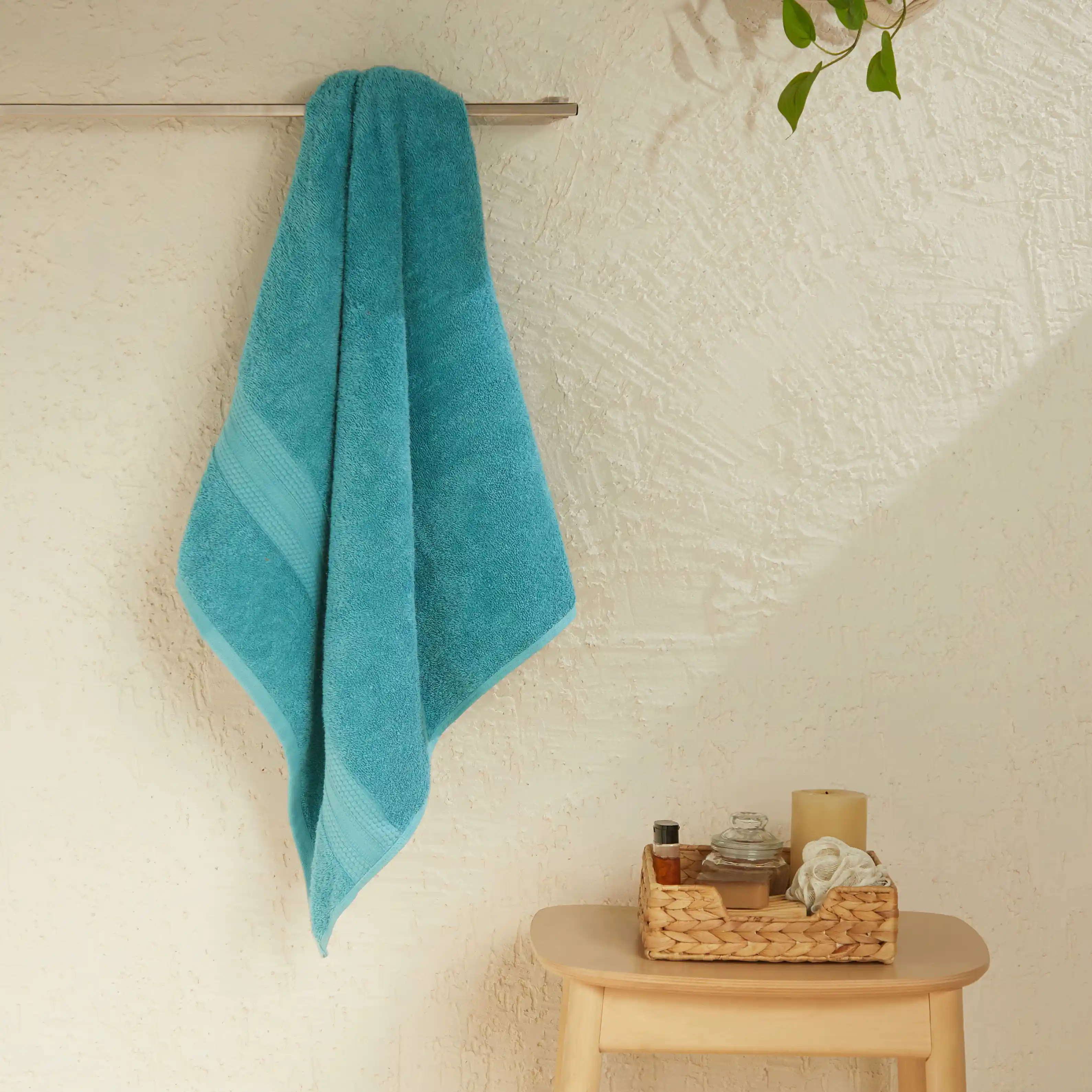 Paleto | Everyday Essentials Absorbent Ring Spun Cotton 8 Piece Terry Towel Set | Set of Bath, Hand & Face Towels - Image 30