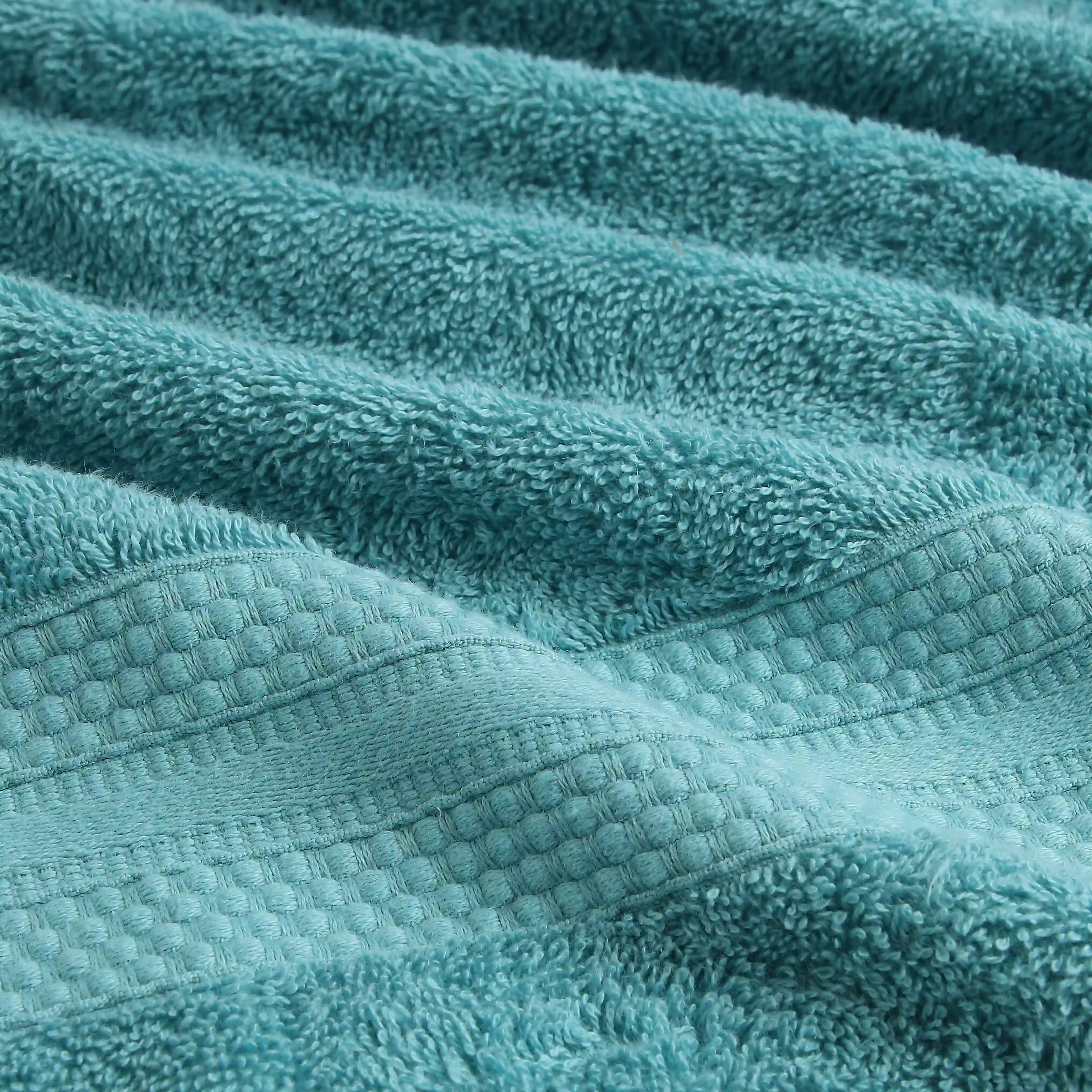Paleto | Everyday Essentials Absorbent Ring Spun Cotton 8 Piece Terry Towel Set | Set of Bath, Hand & Face Towels - Image 33