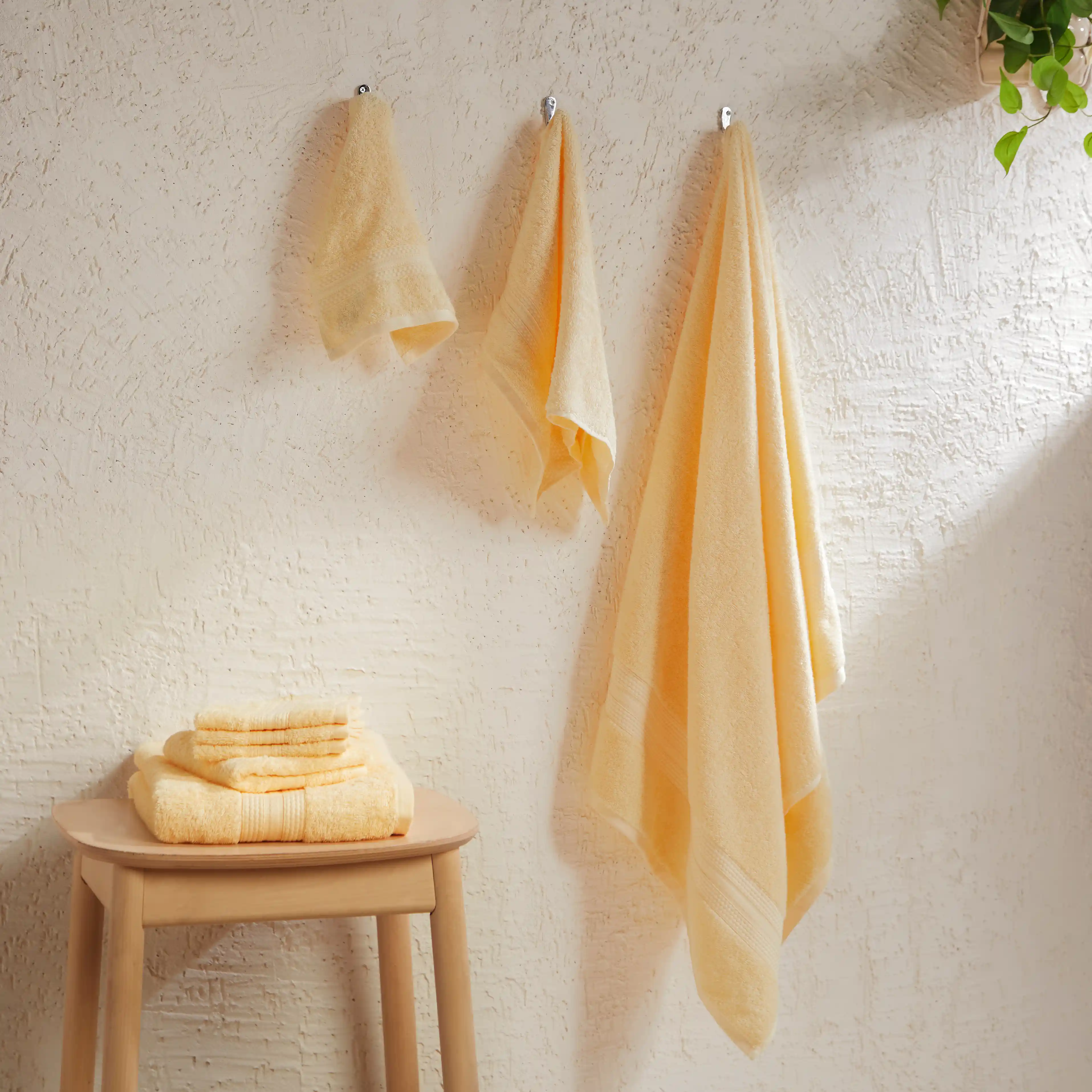 Paleto | Everyday Essentials Absorbent Ring Spun Cotton 8 Piece Terry Towel Set | Set of Bath, Hand & Face Towels - Image 7