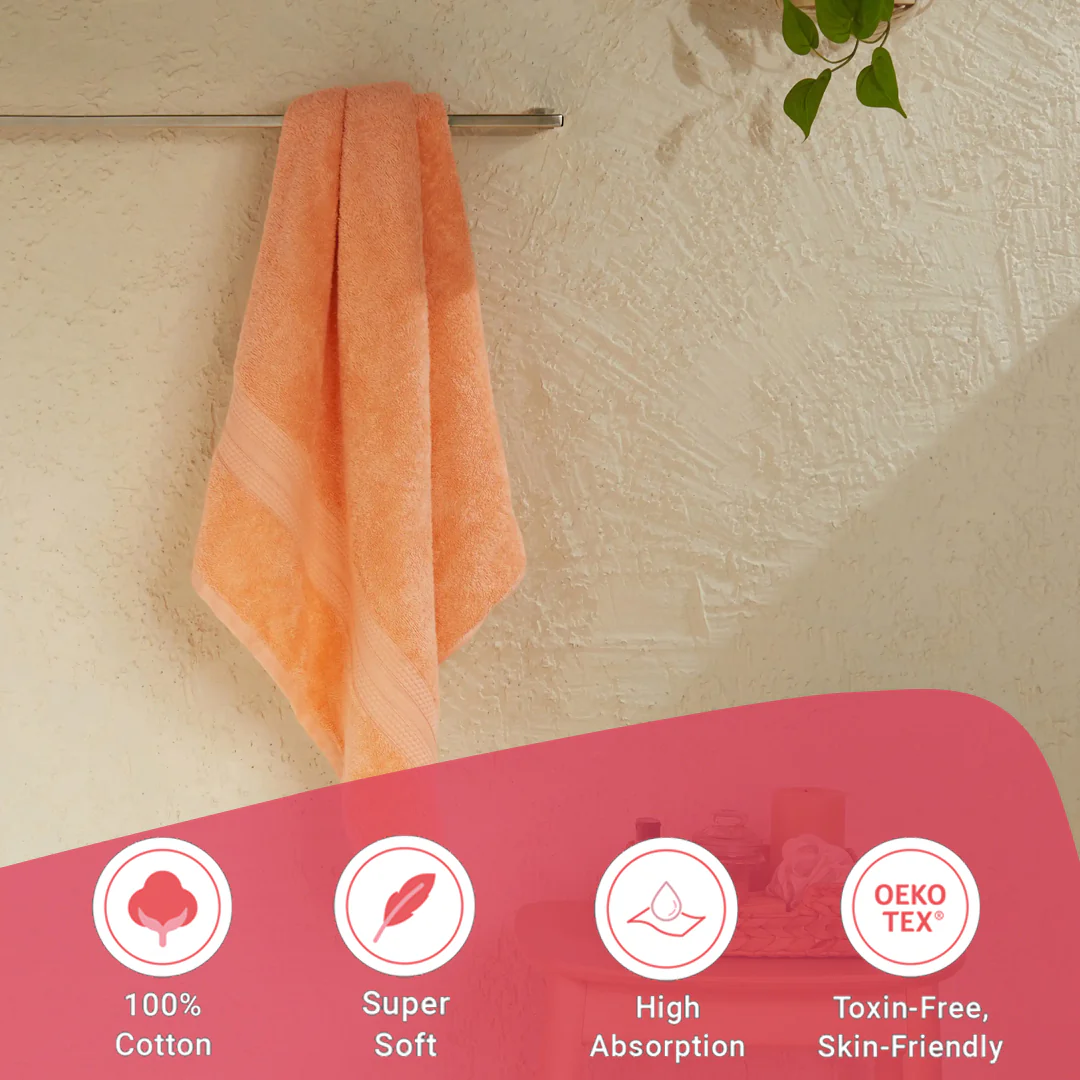 Paleto | Everyday Essentials Absorbent Ring Spun Cotton Bath Towel - Image 30