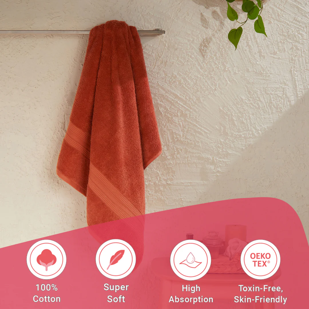 Paleto | Everyday Essentials Absorbent Ring Spun Cotton Bath Towel - Image 31