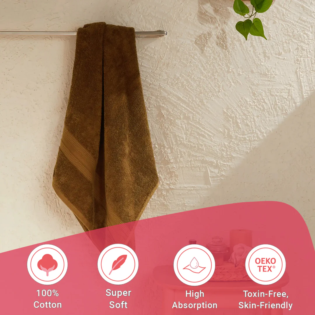 Paleto | Everyday Essentials Absorbent Ring Spun Cotton Bath Towel - Image 36