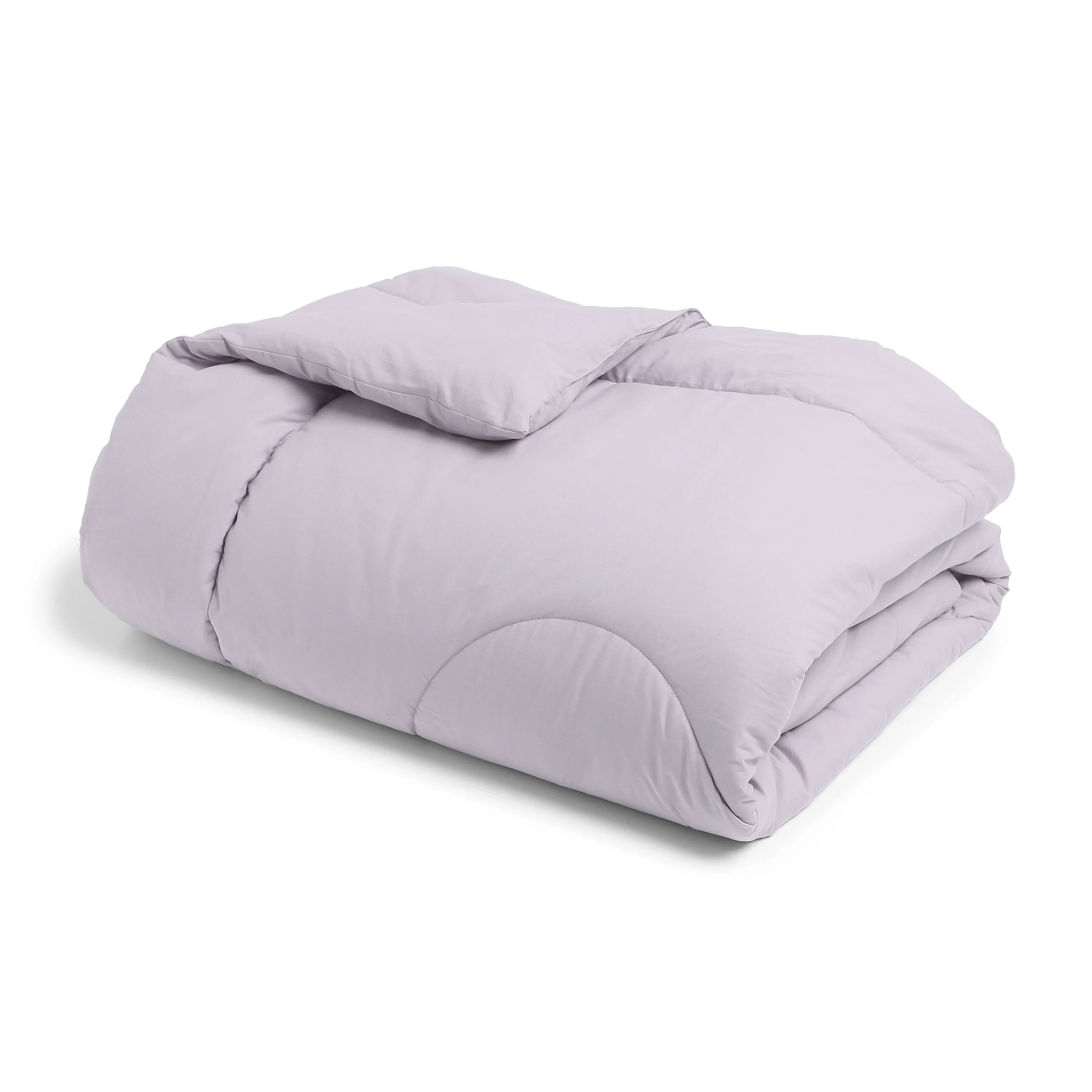 Paleto | Everyday Hues Cotton Solid Dyed 240GSM Comforter for Extra Warmth-Grey Lavender - Image 4