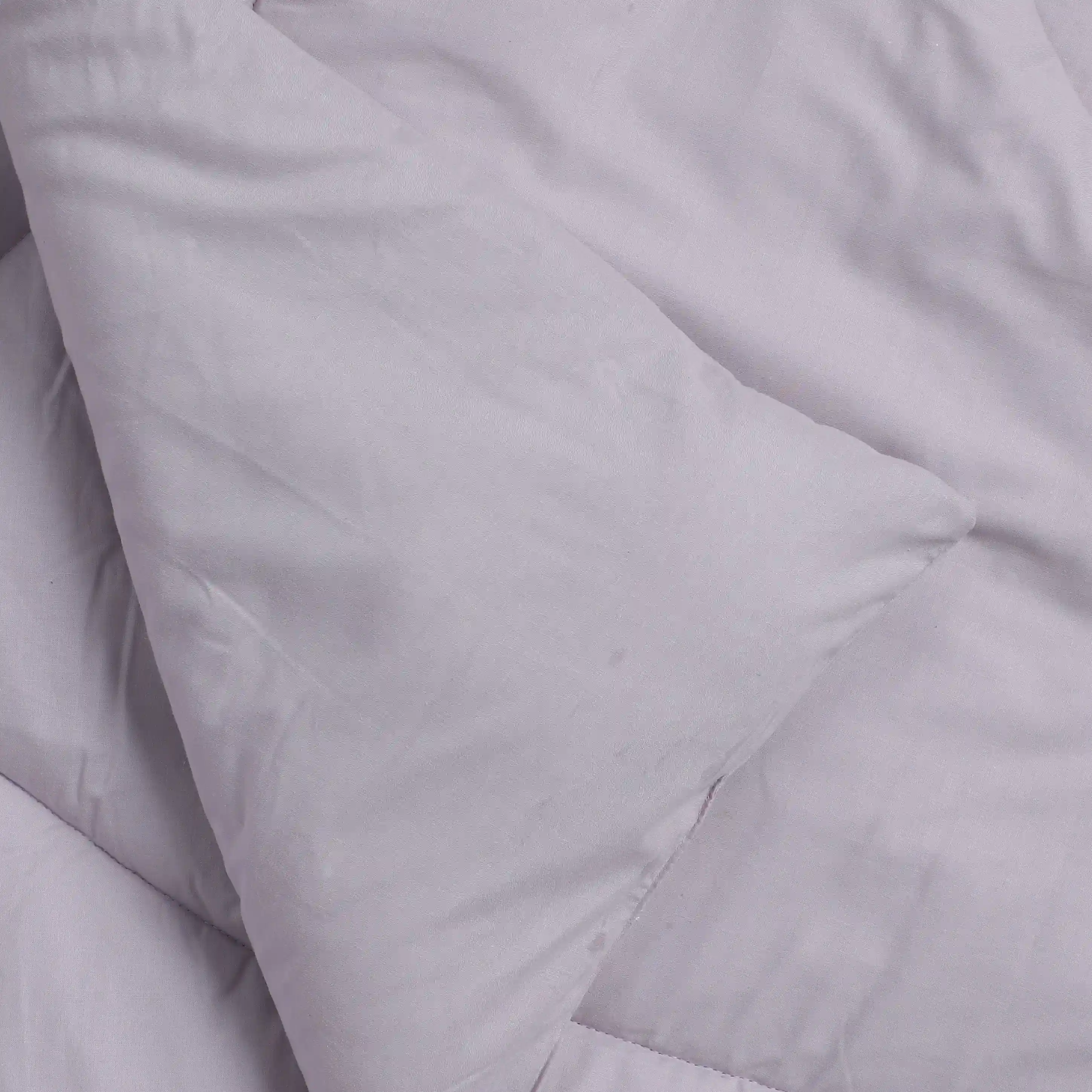 Paleto | Everyday Hues Cotton Solid Dyed 240GSM Comforter for Extra Warmth-Grey Lavender - Image 5