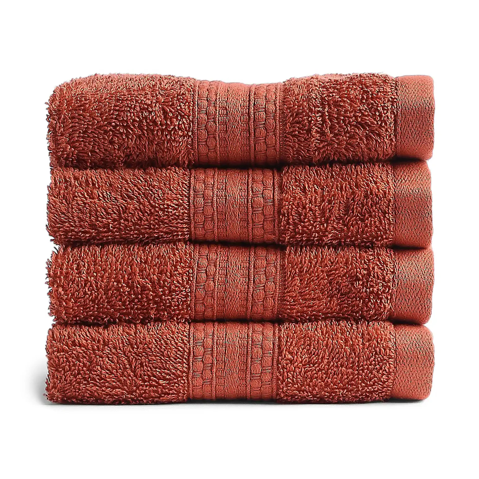 Paleto | Everyday Essentials Absorbent Ring Spun Cotton Terry Face Towels | Set of 4 - Image 13