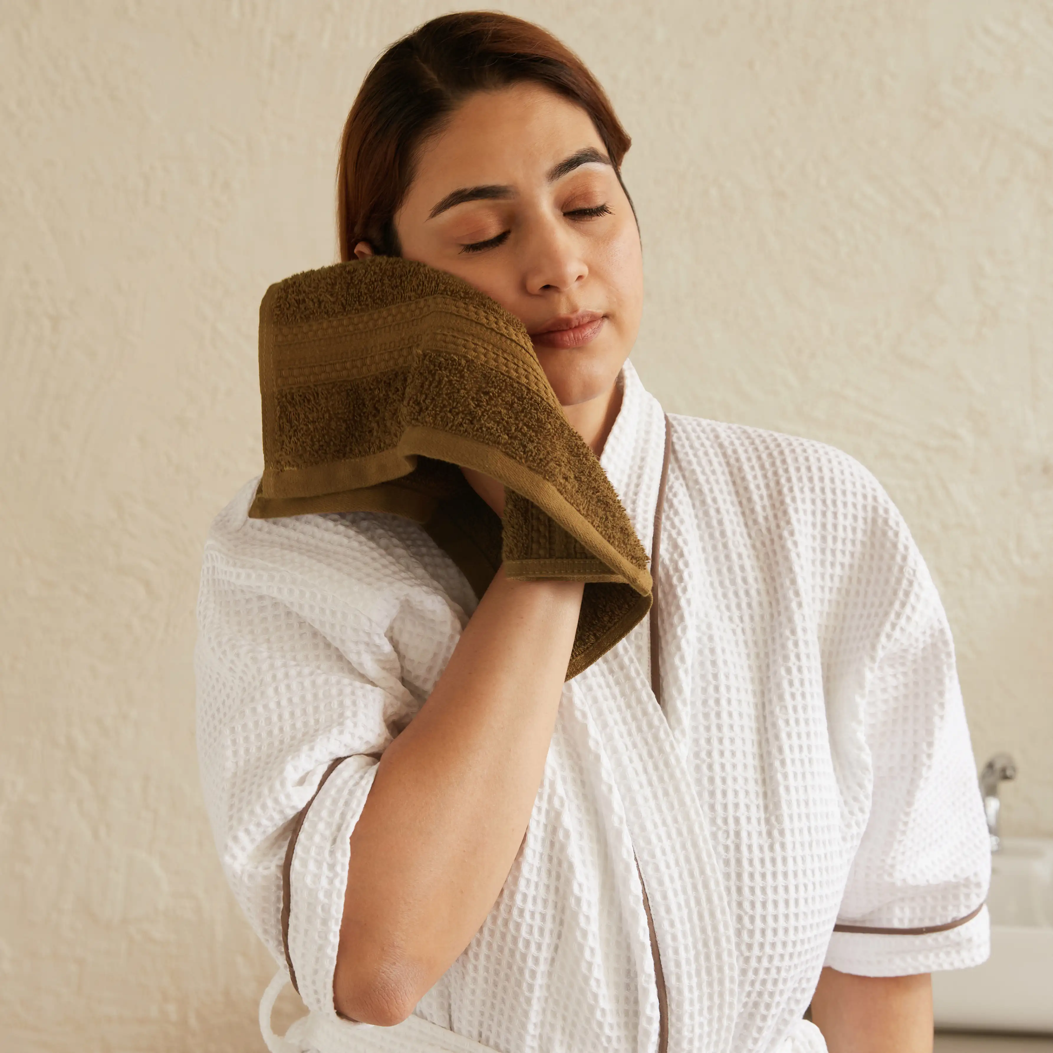 Paleto | Everyday Essentials Absorbent Ring Spun Cotton Terry Face Towels | Set of 4 - Image 37