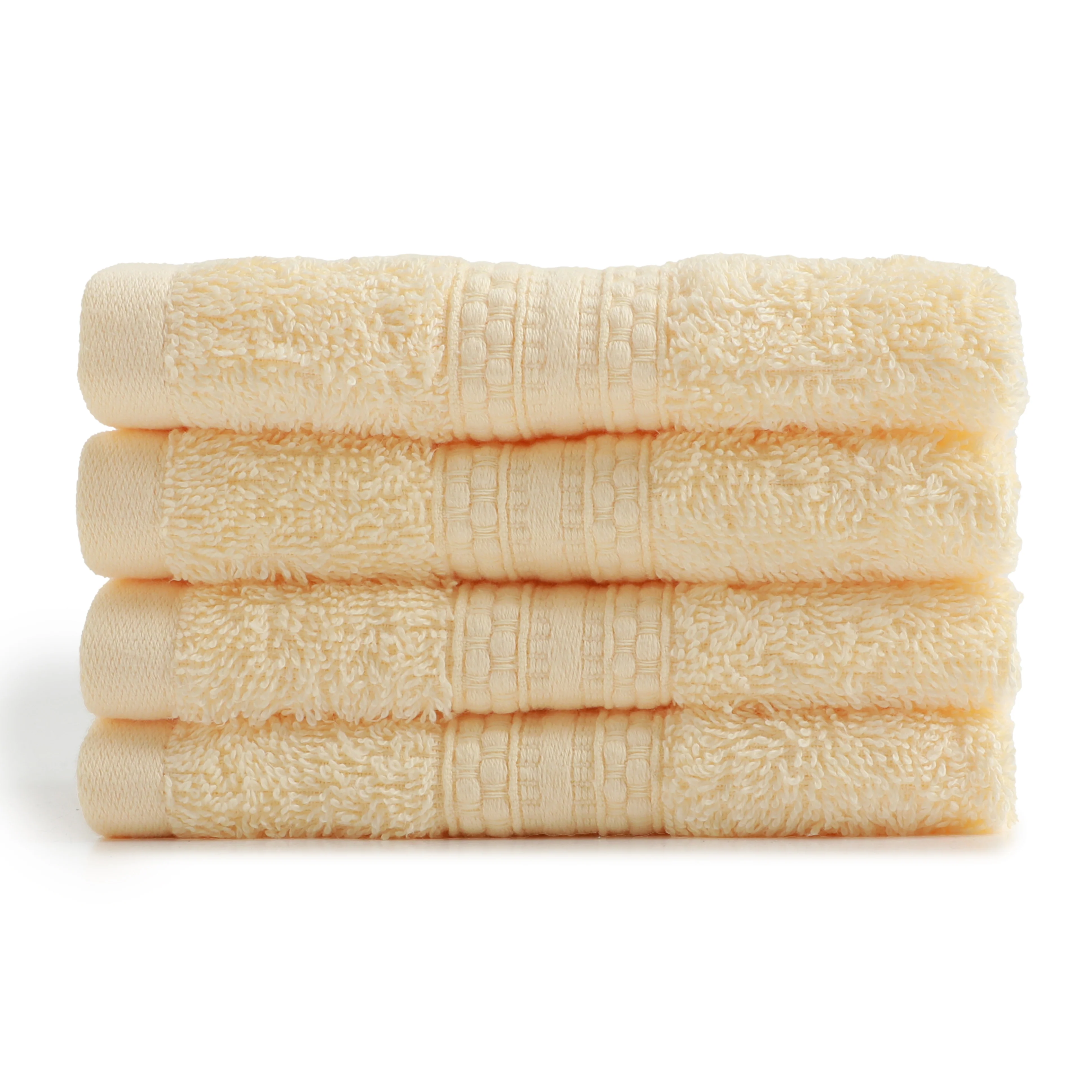 Paleto | Everyday Essentials Absorbent Ring Spun Cotton Terry Face Towels | Set of 4 - Image 43
