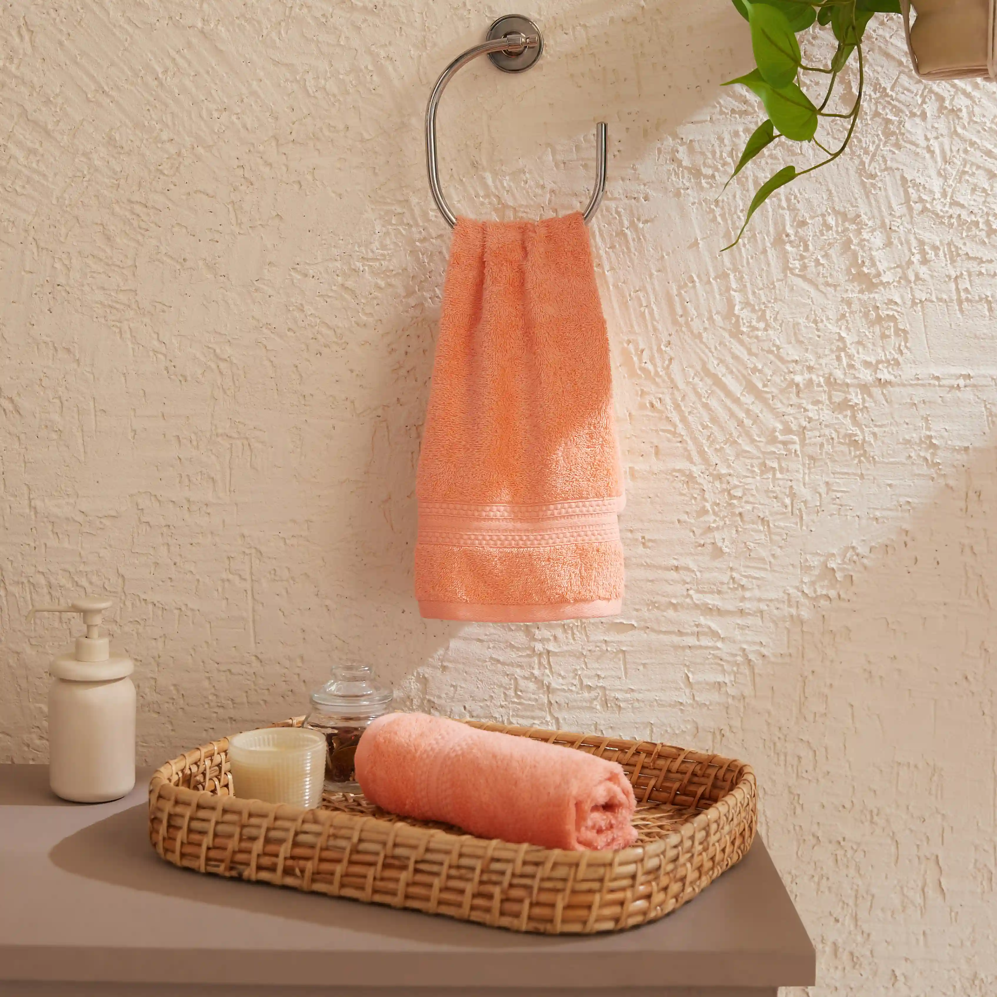 Paleto | Everyday Essentials Absorbent Ring Spun Cotton Terry Hand Towels | Set of 2 - Image 11