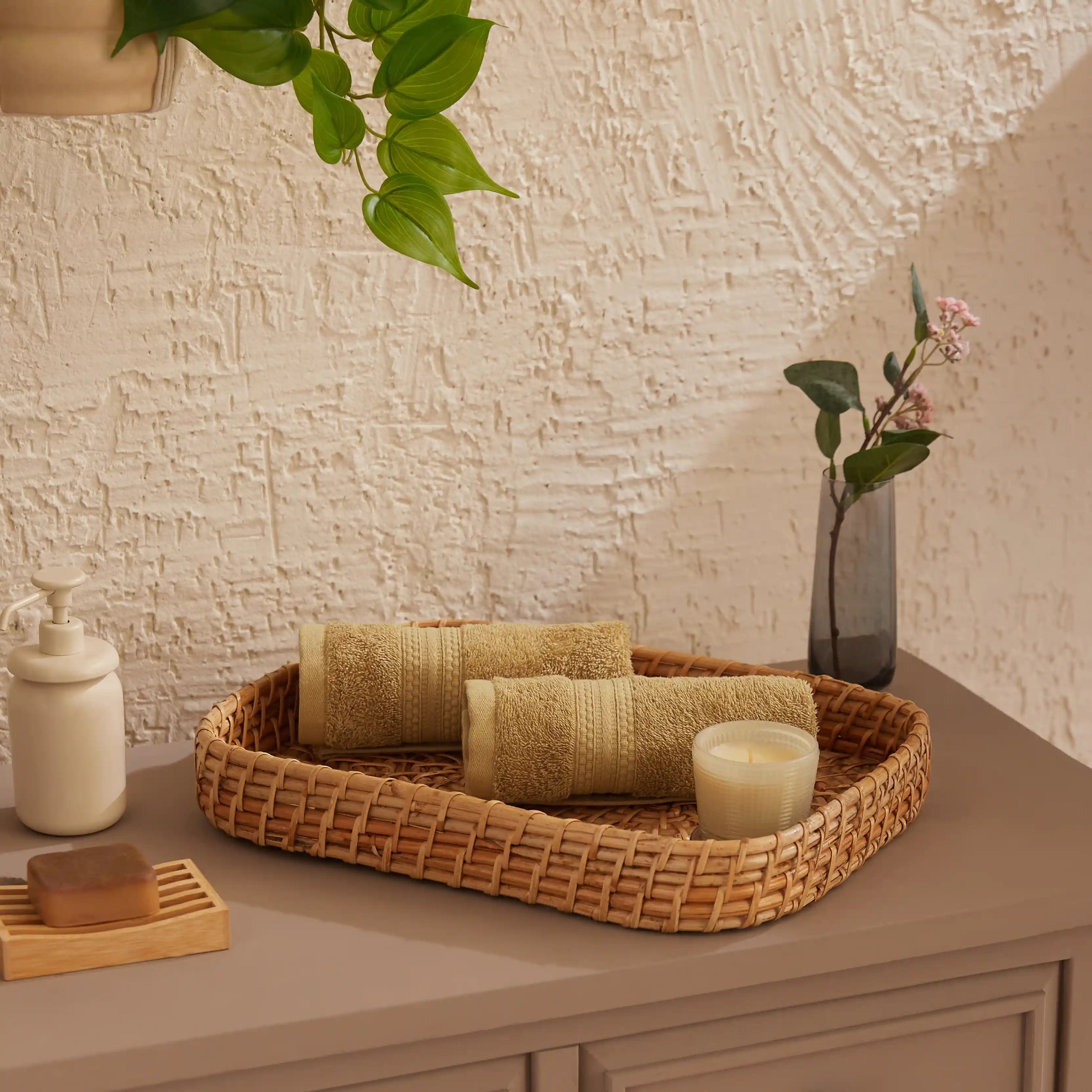 Paleto | Everyday Essentials Absorbent Ring Spun Cotton Terry Hand Towels | Set of 2 - Image 21