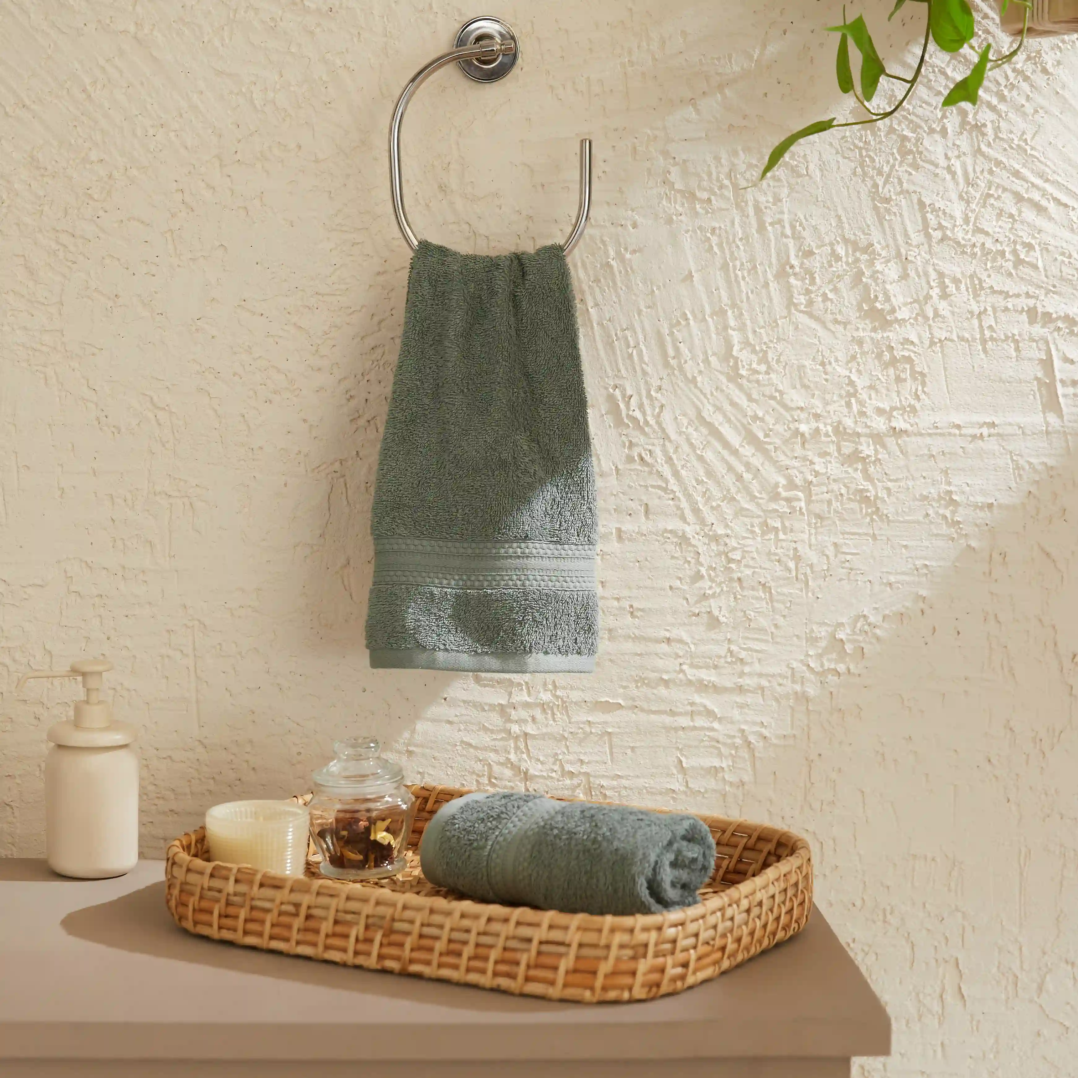 Paleto | Everyday Essentials Absorbent Ring Spun Cotton Terry Hand Towels | Set of 2 - Image 26