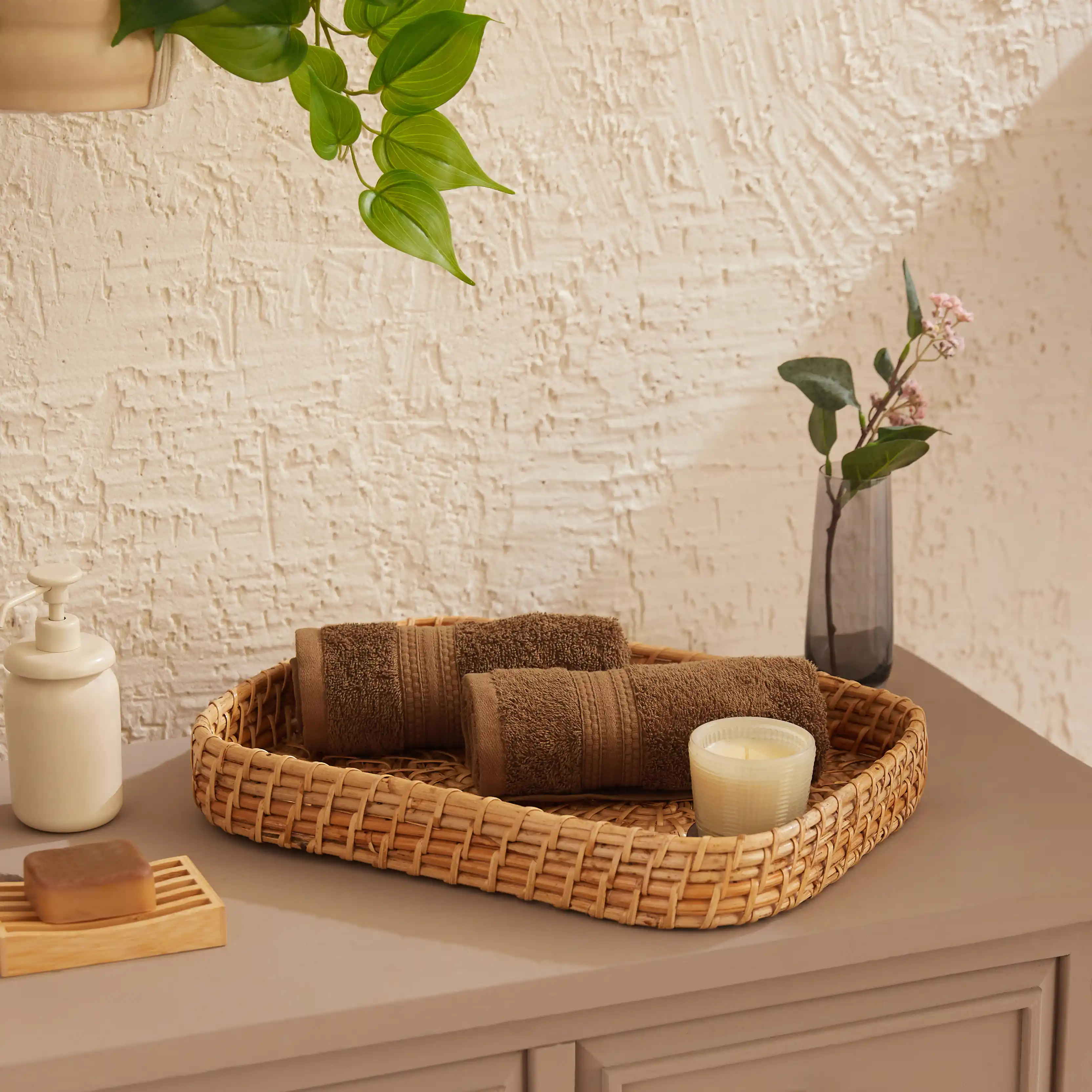 Paleto | Everyday Essentials Absorbent Ring Spun Cotton Terry Hand Towels | Set of 2 - Image 36