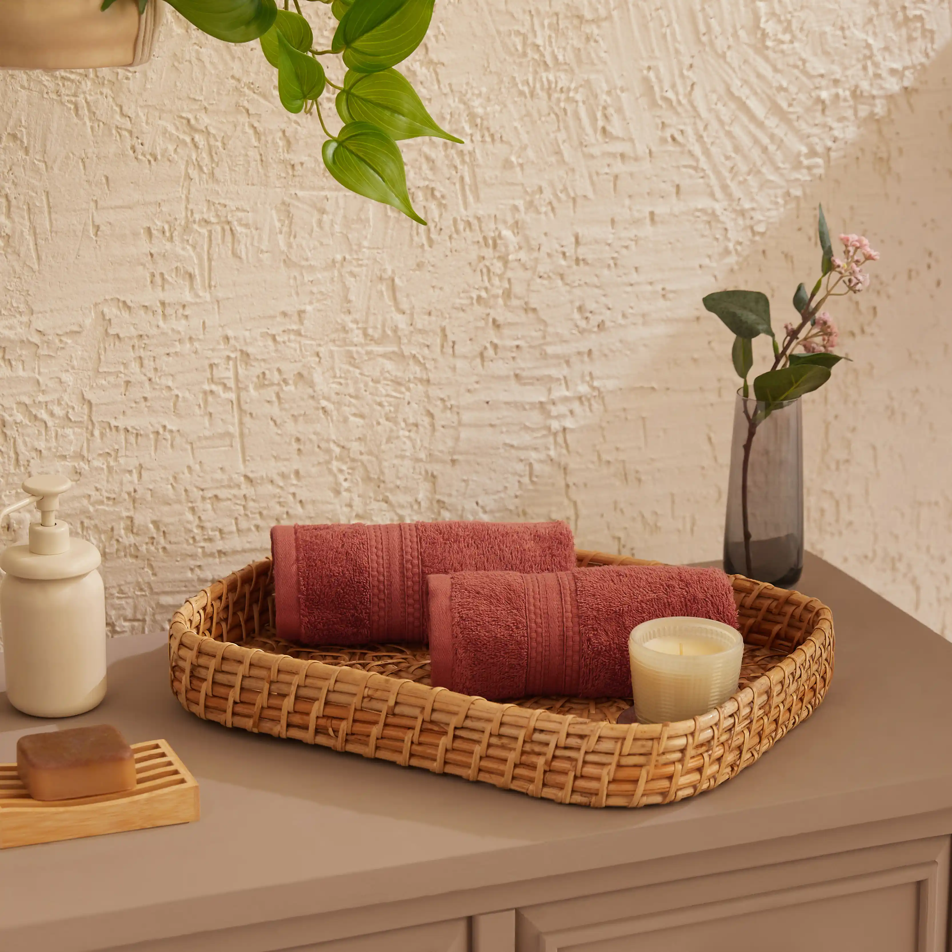 Paleto | Everyday Essentials Absorbent Ring Spun Cotton Terry Hand Towels | Set of 2 - Image 41