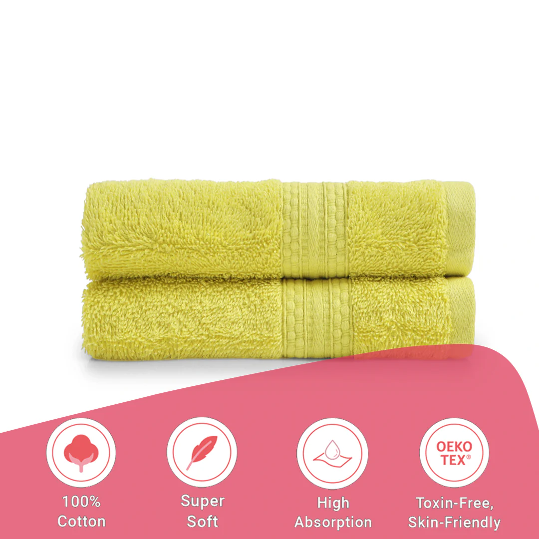 Paleto | Everyday Essentials Absorbent Ring Spun Cotton Terry Hand Towels | Set of 2 - Image 50