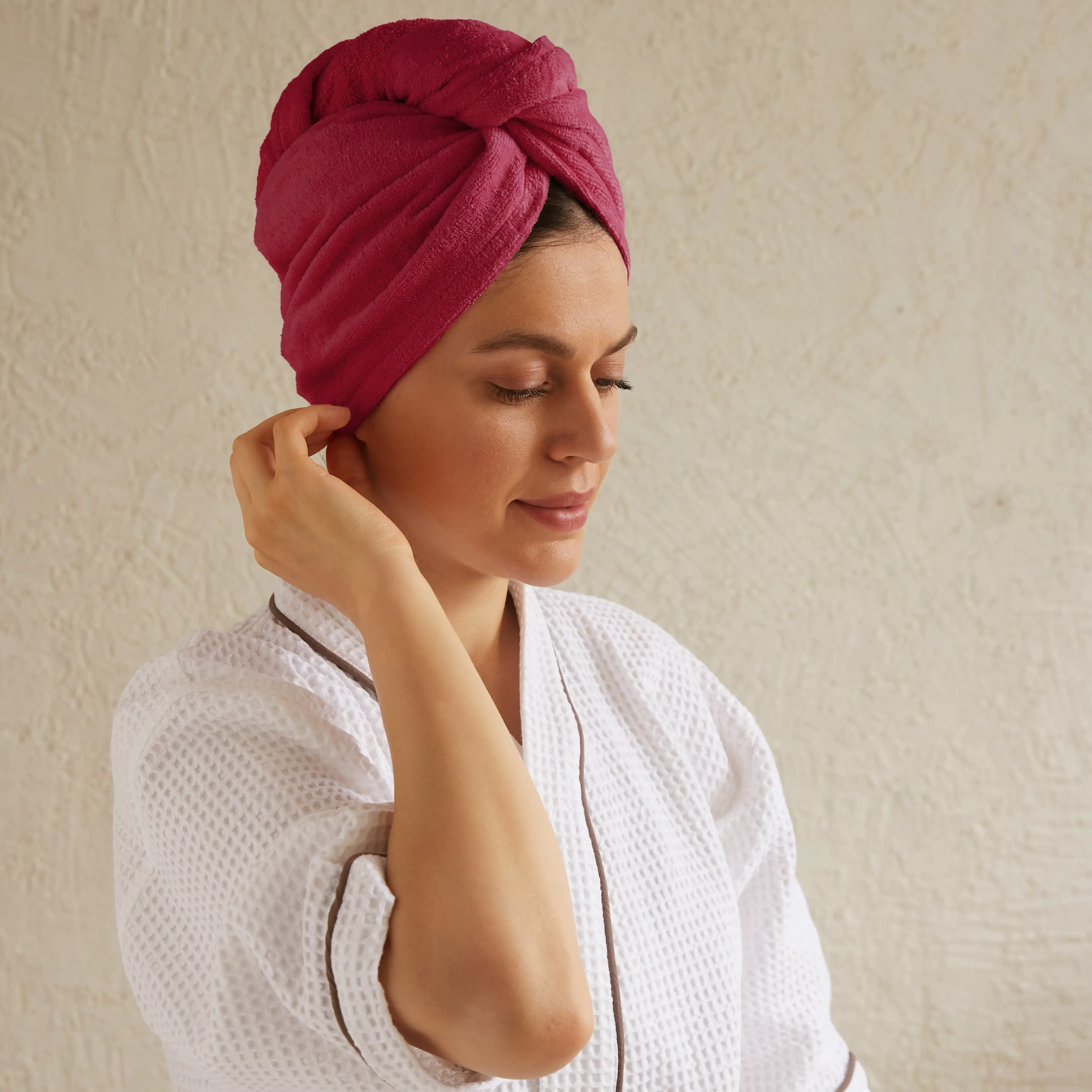 Paleto | Everyday Essentials Absorbent Cotton Head Wraps | Set of 2 - Image 14