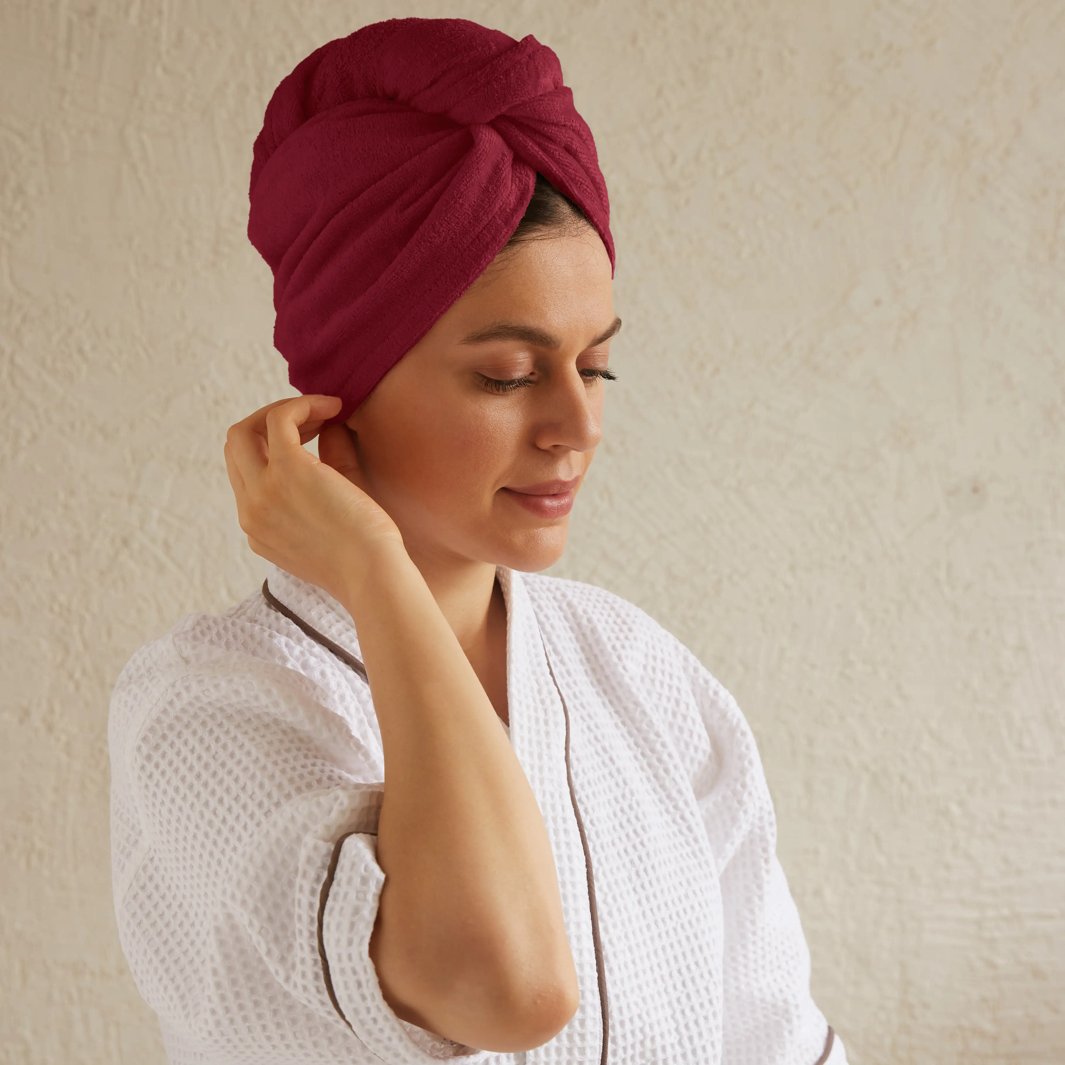 Paleto | Everyday Essentials Absorbent Cotton Head Wraps | Set of 2 - Image 8