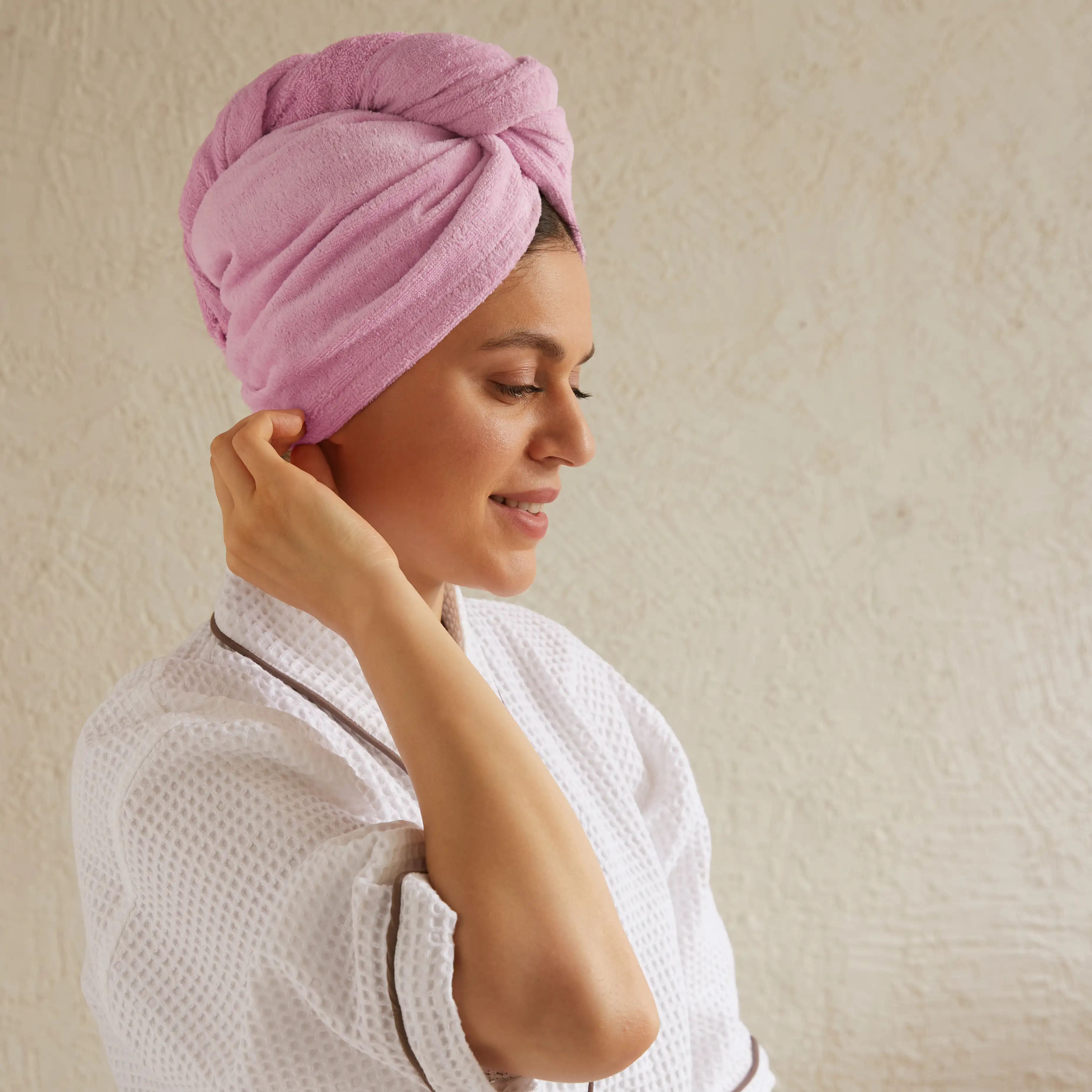 Paleto | Everyday Essentials Absorbent Cotton Head Wraps | Set of 2 - Image 9