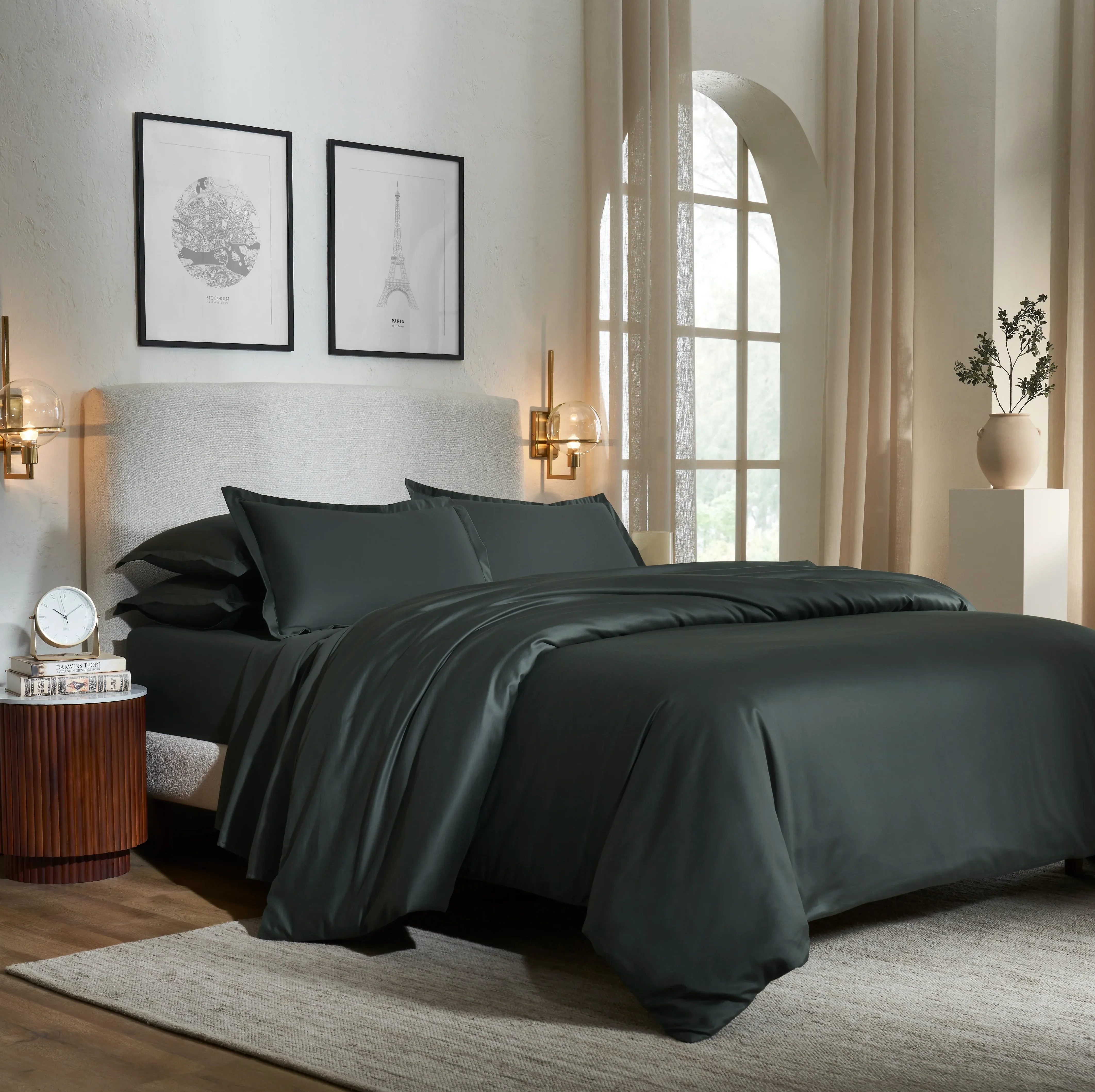 Pelushe | 800TC Long Staple Cotton Luxurious Super Soft Bedsheet Set | Pillow Cover with Merrow Hem Treatment - Image 16