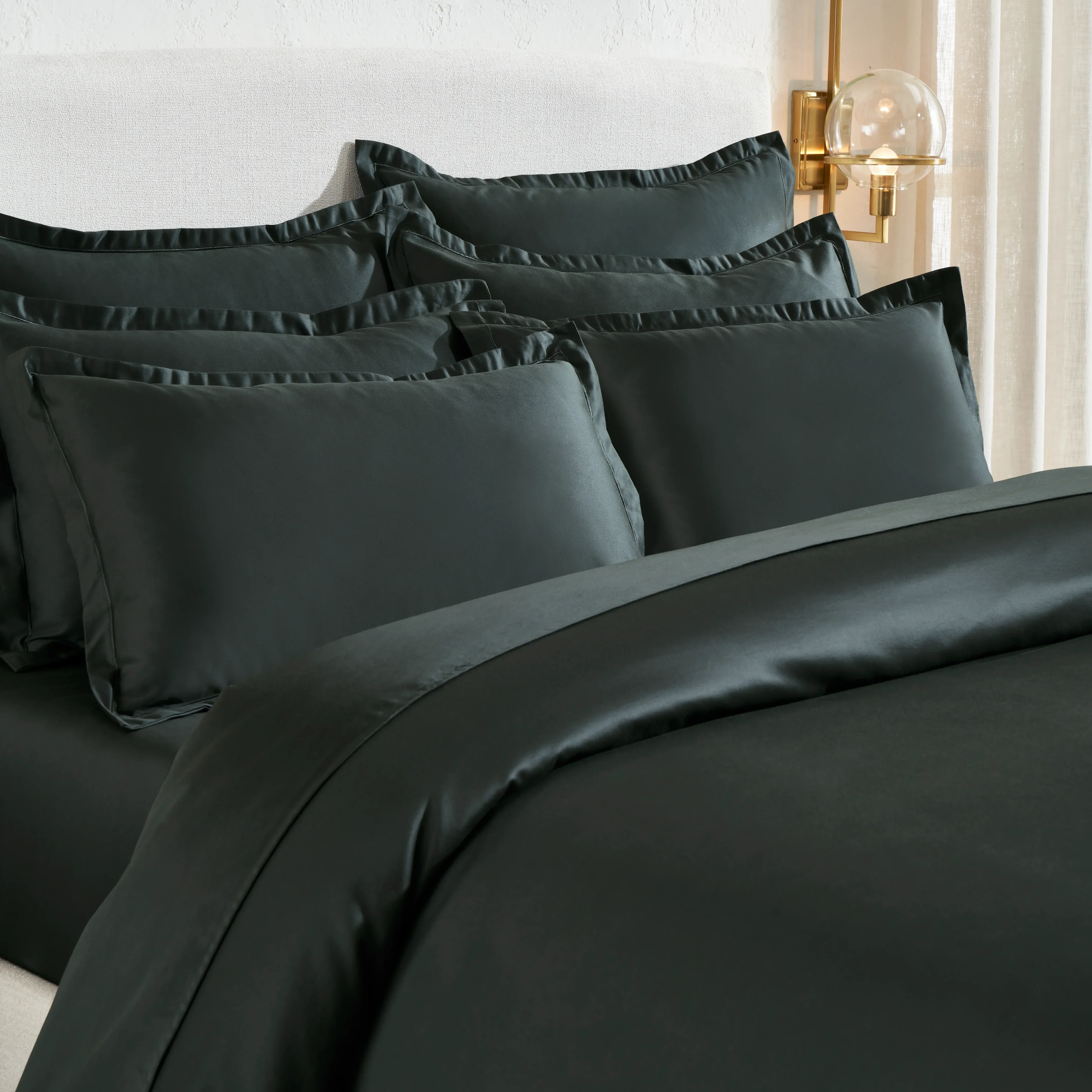 Pelushe | 800TC Long Staple Cotton Luxurious Super Soft Bedsheet Set | Pillow Cover with Merrow Hem Treatment - Image 19