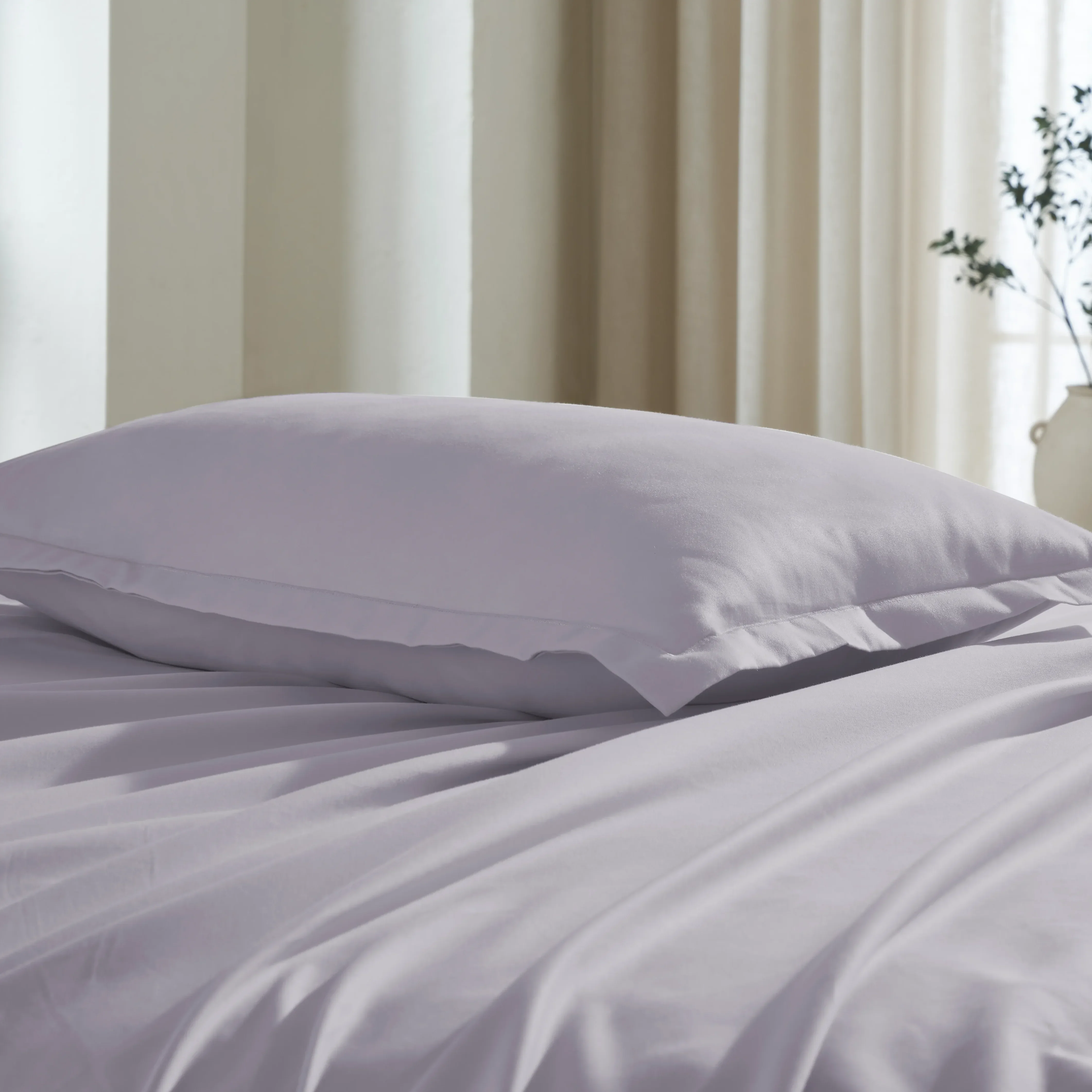 Pelushe | 800TC Long Staple Cotton Luxurious Super Soft Bedsheet Set | Pillow Cover with Merrow Hem Treatment - Image 25