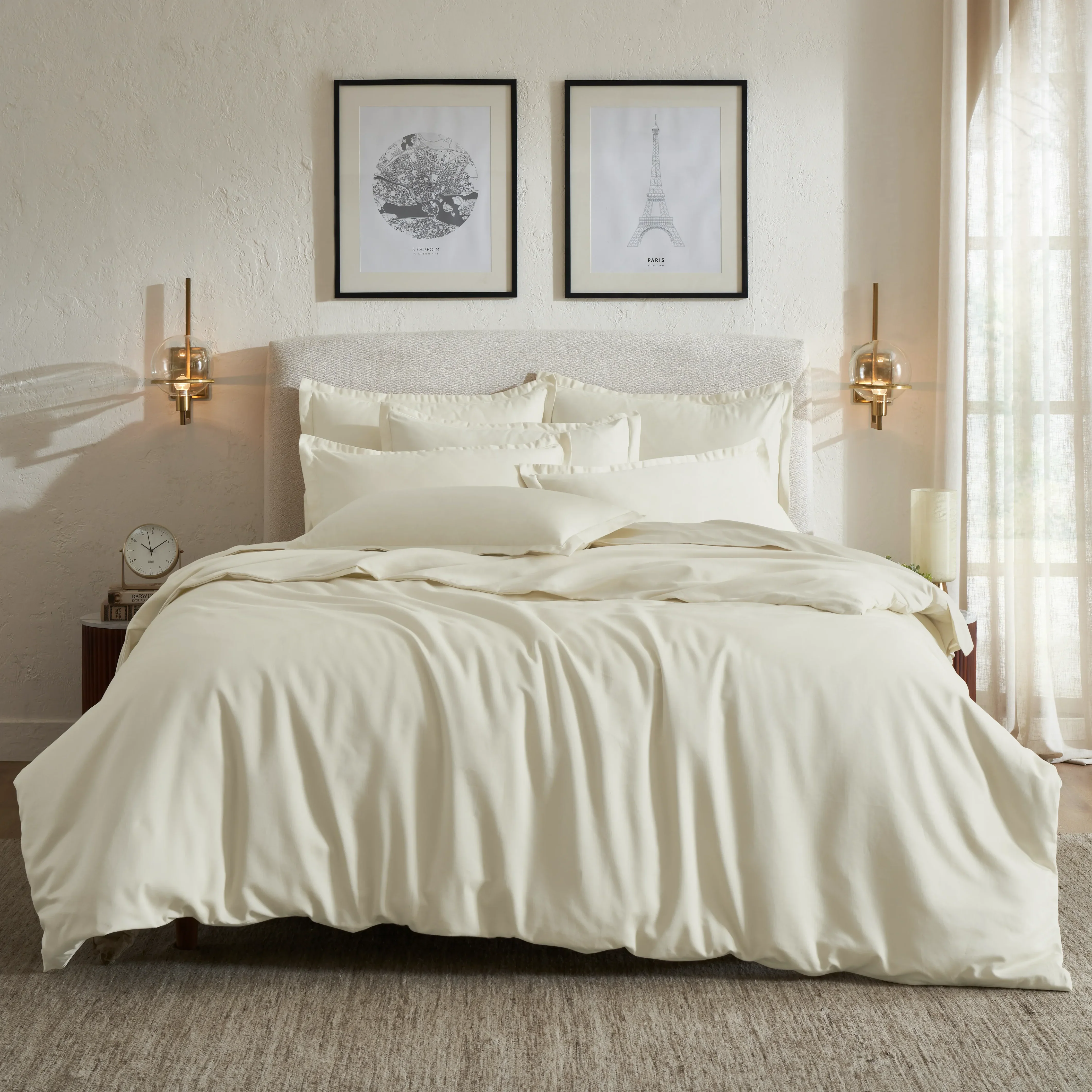 Pelushe | 800TC Long Staple Cotton Luxurious Super Soft Bedsheet Set | Pillow Cover with Merrow Hem Treatment - Image 7