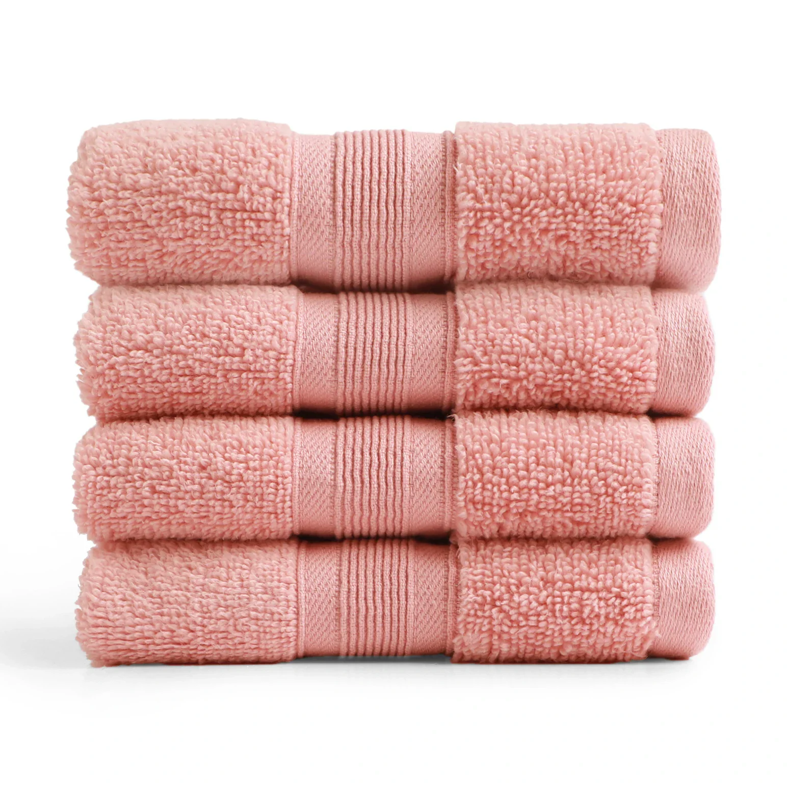 Pelushe | Super Absorbent & Luxurious Zero Twist Cotton Terry Face Towels | Set of 4 - Image 15