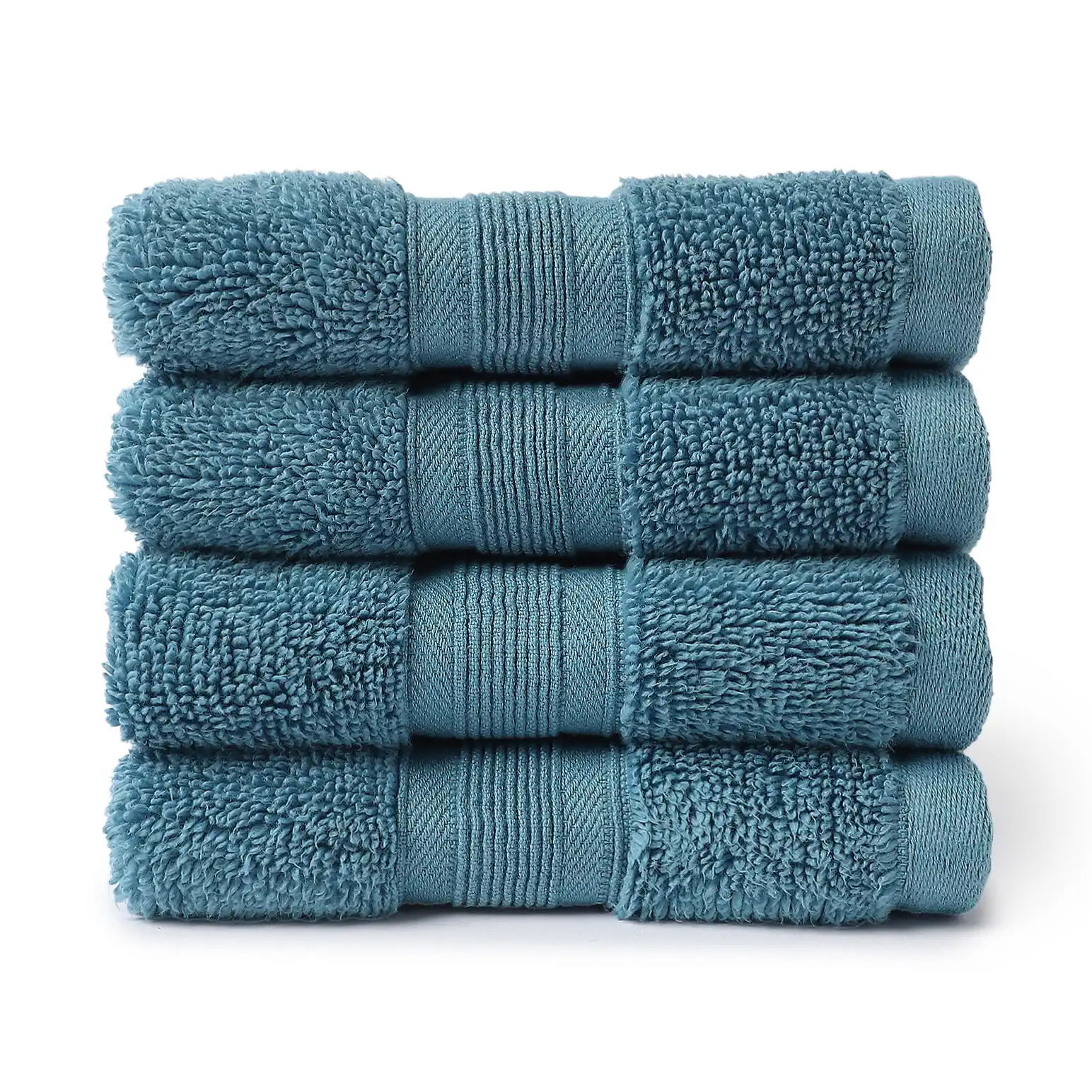 Pelushe | Super Absorbent & Luxurious Zero Twist Cotton Terry Face Towels | Set of 4 - Image 21