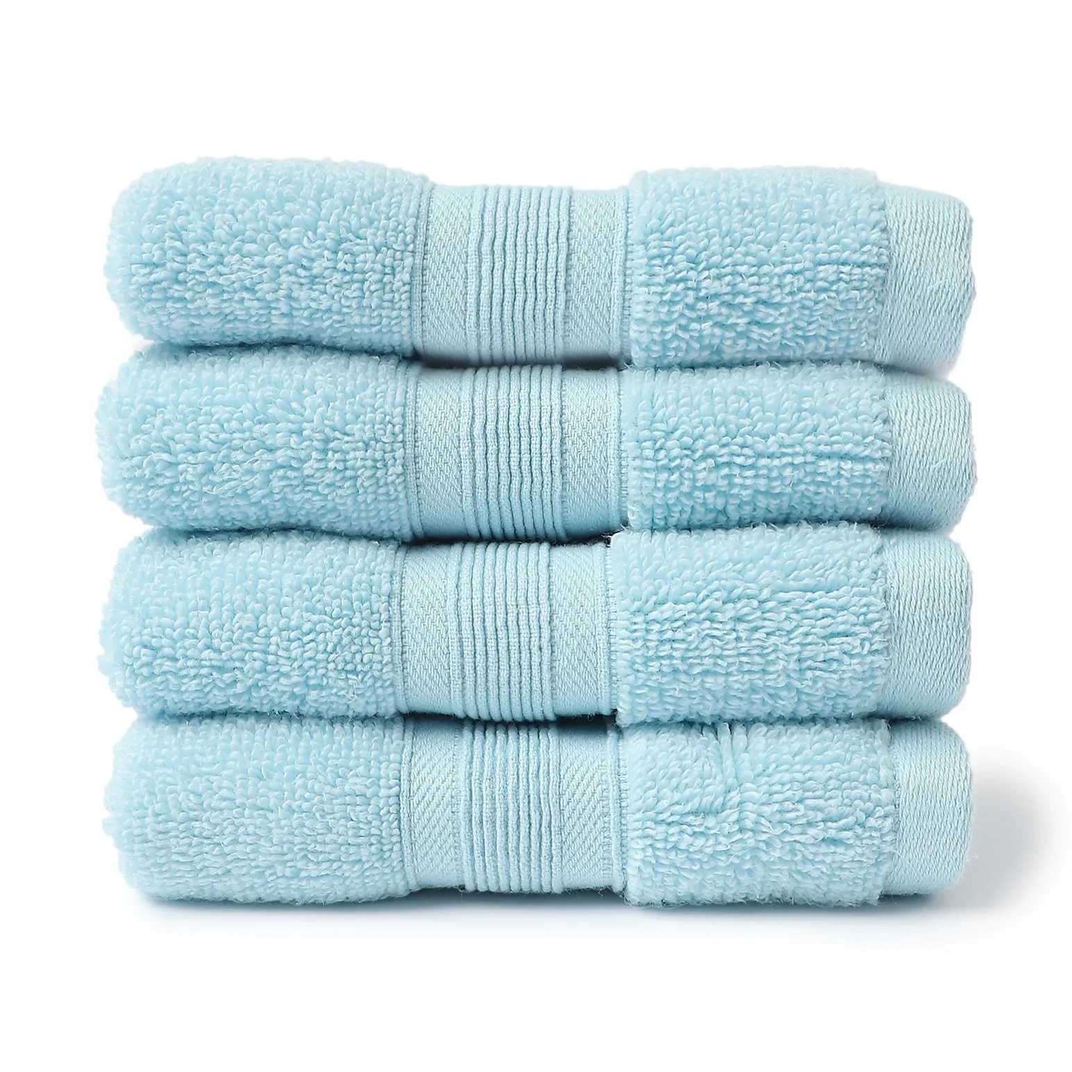 Pelushe | Super Absorbent & Luxurious Zero Twist Cotton Terry Face Towels | Set of 4 - Image 27