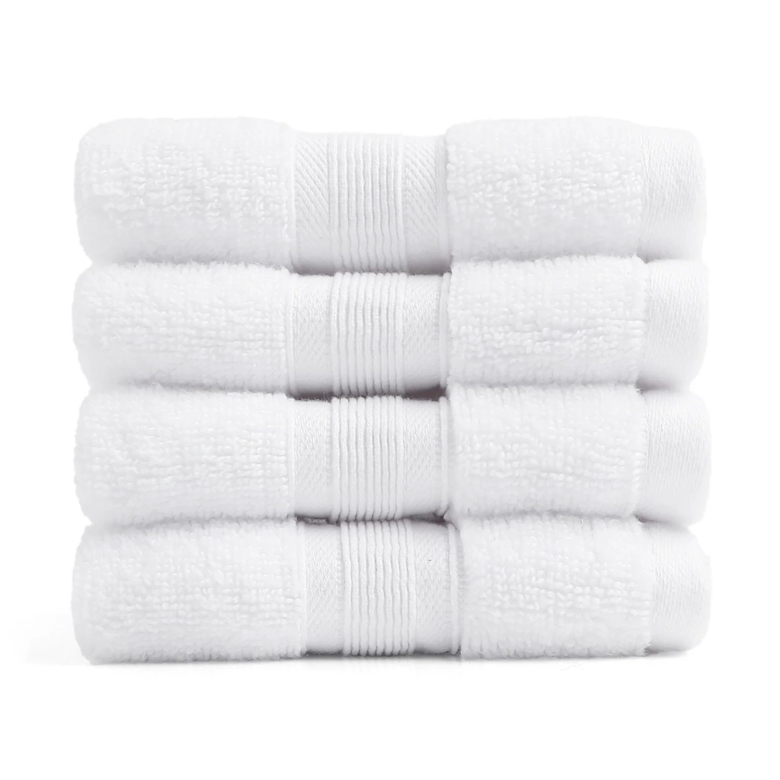 Pelushe | Super Absorbent & Luxurious Zero Twist Cotton Terry Face Towels | Set of 4 - Image 3