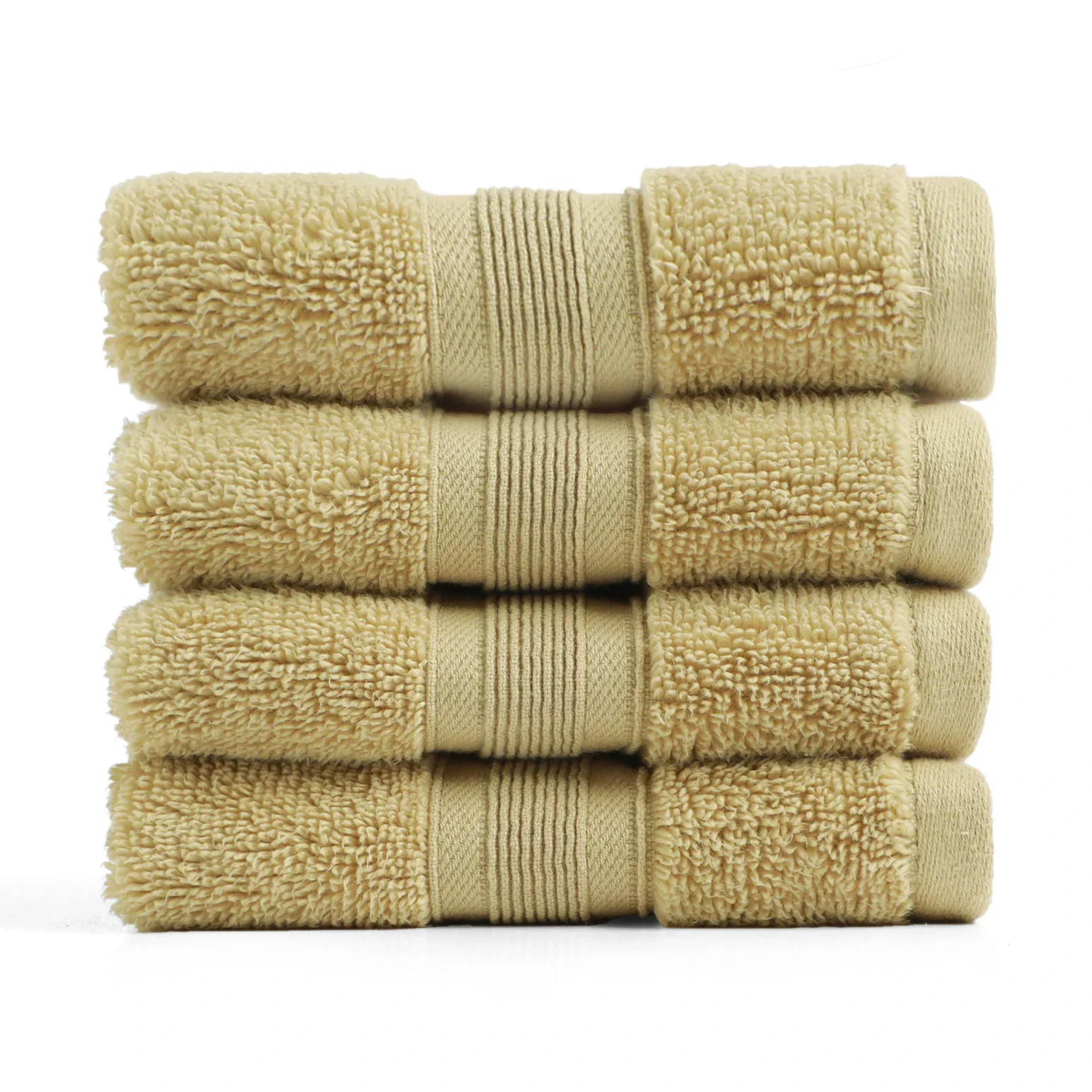 Pelushe | Super Absorbent & Luxurious Zero Twist Cotton Terry Face Towels | Set of 4 - Image 45